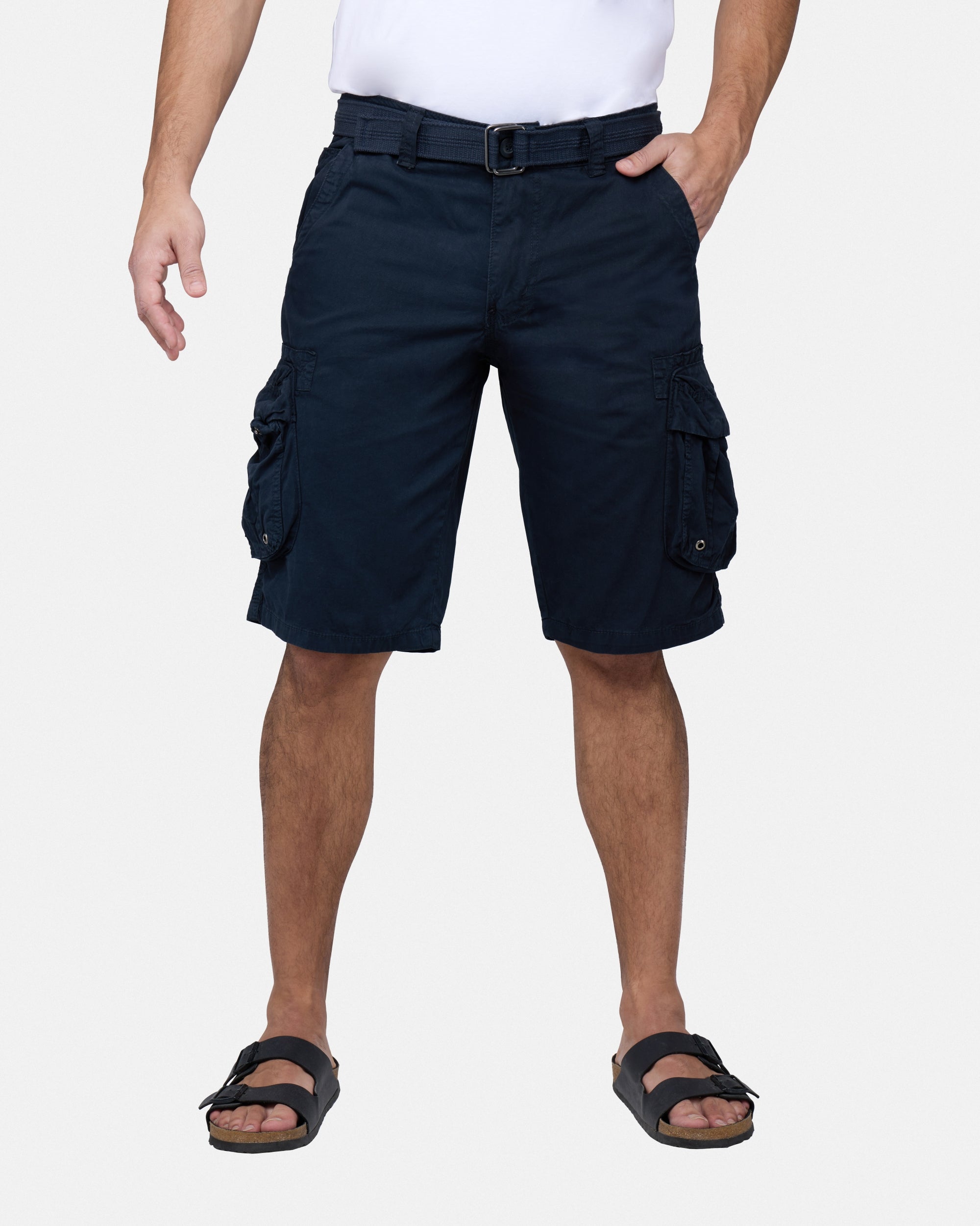 【SCENERITY】Oken Big Cargo Bermuda Pants Raw X Men's 12.5