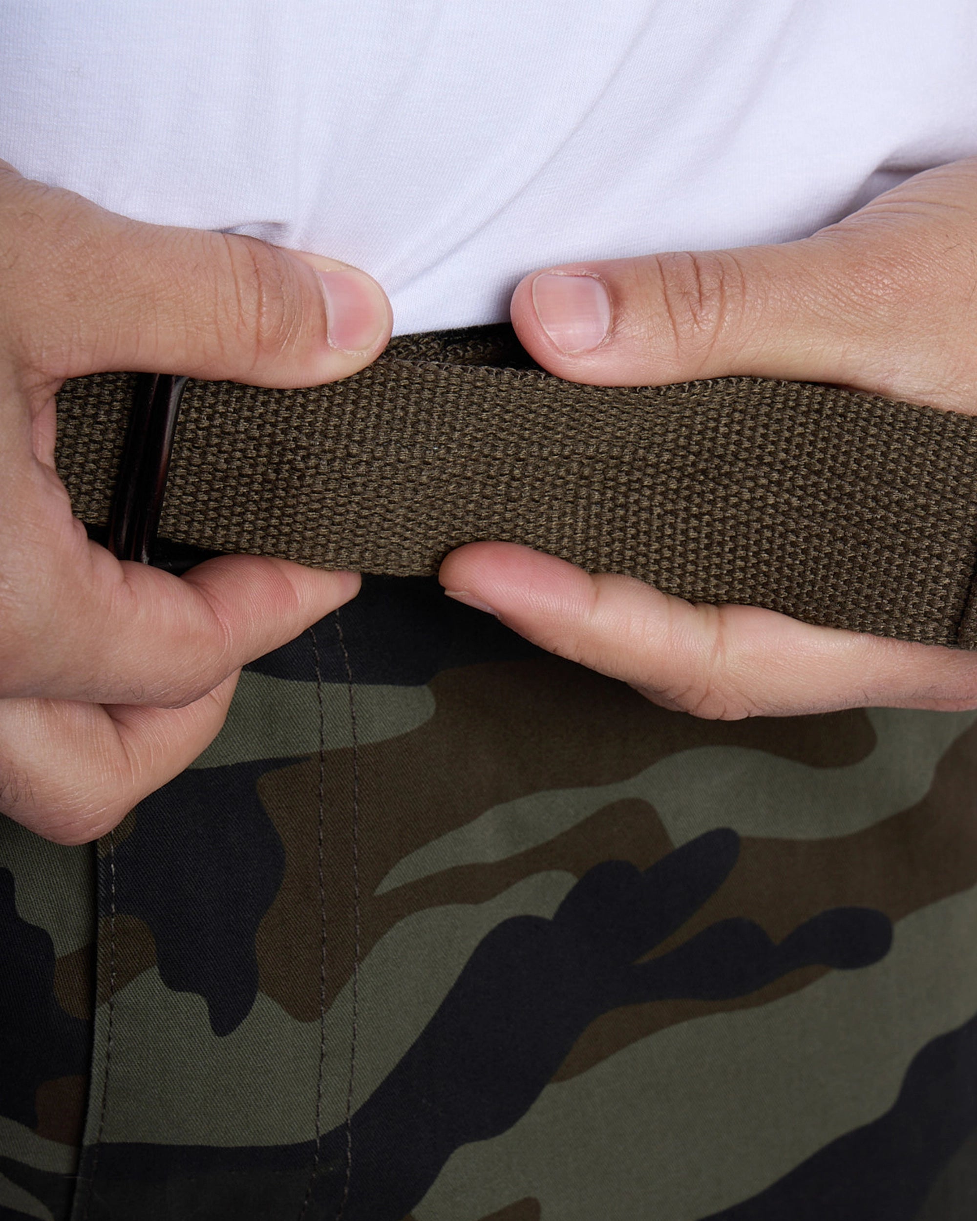 #RMS-17021 12.5" Belted Cargo Shorts with Snap Button-thumbmail-174