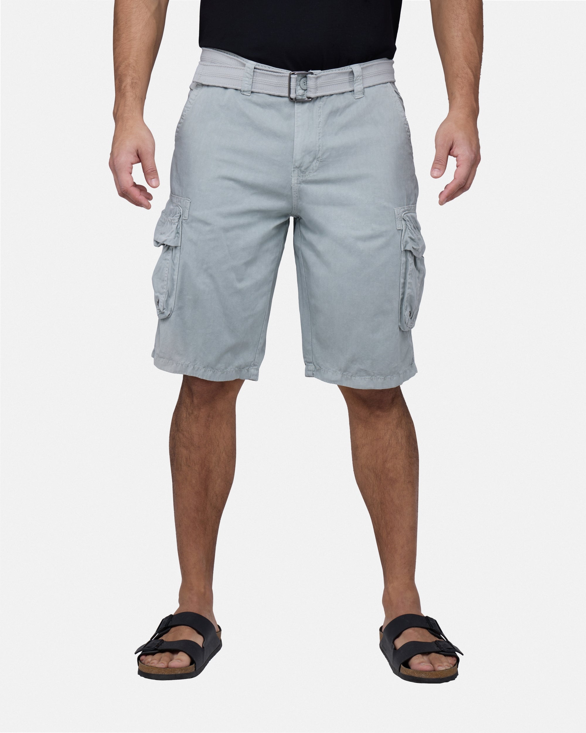 RAW X Men's Belted 12.5" Inseam Cargo Shorts