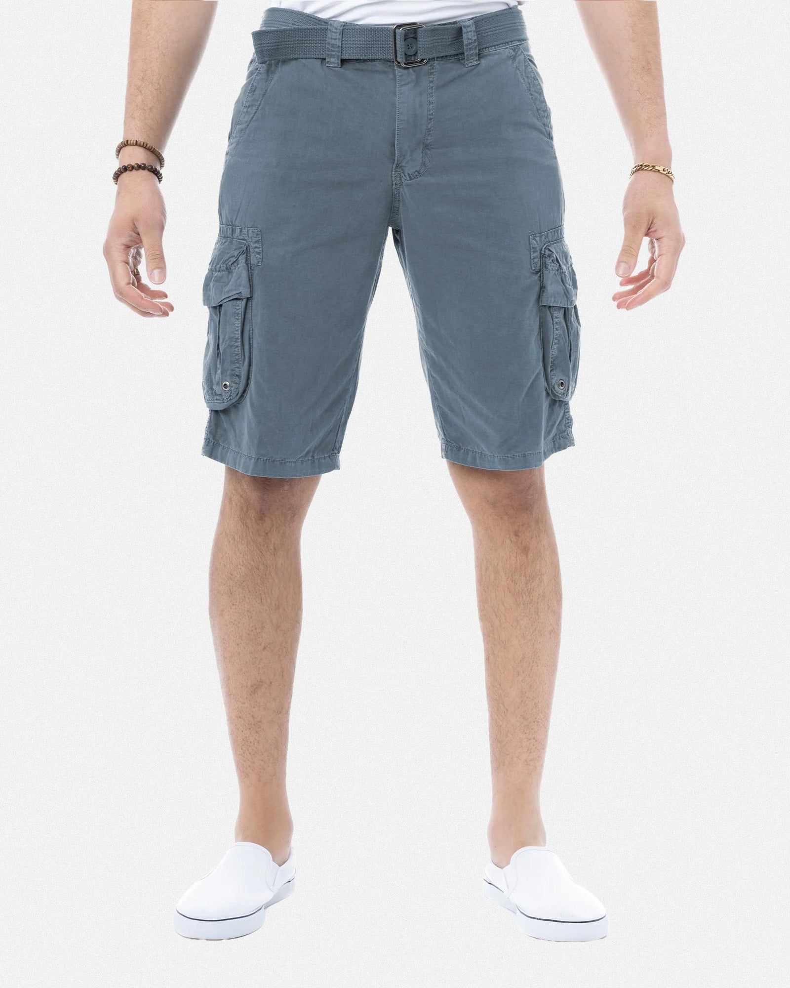 RAW X Men's Belted 12.5" Inseam Cargo Shorts