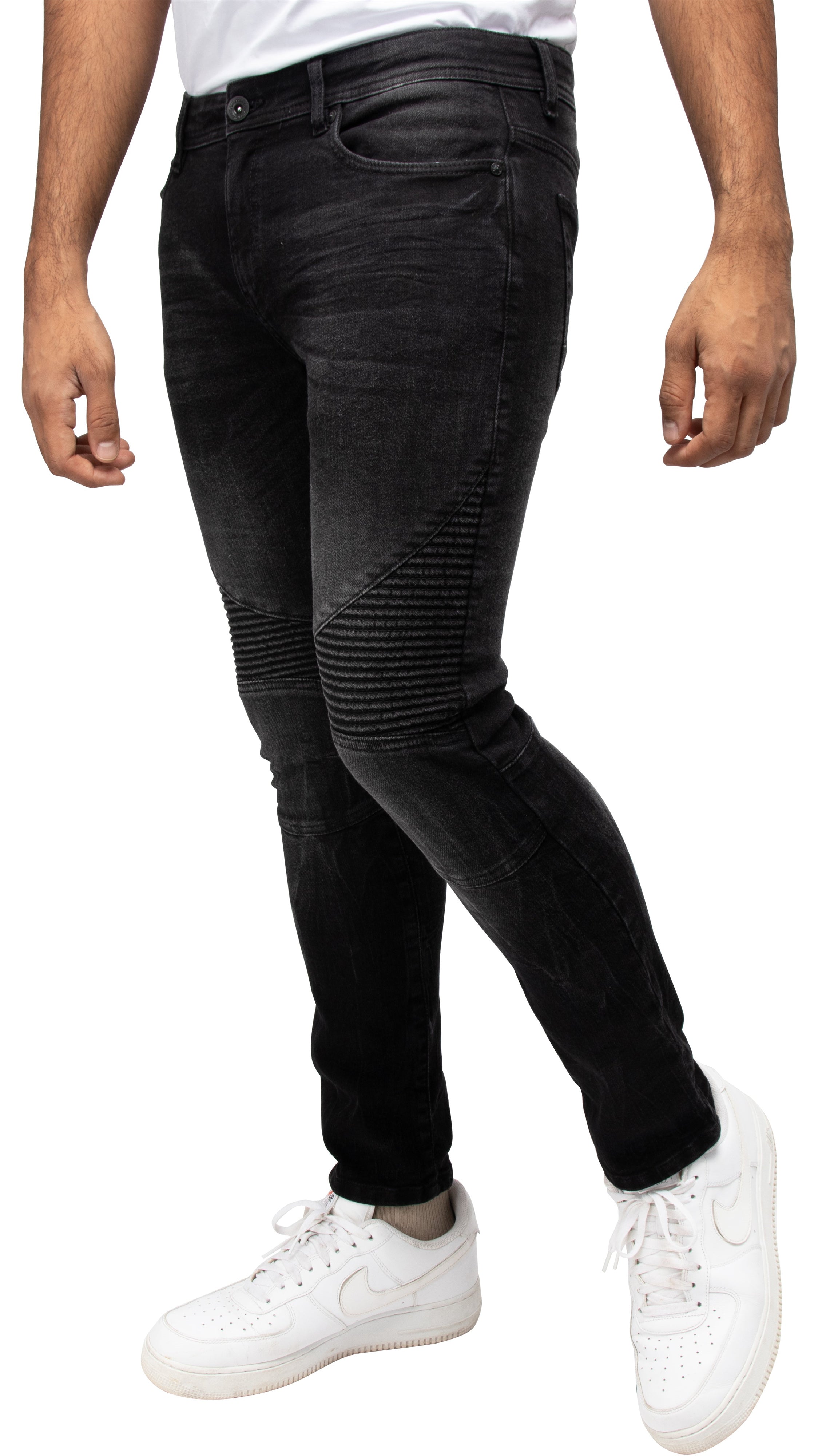Skinny biker jeans sales
