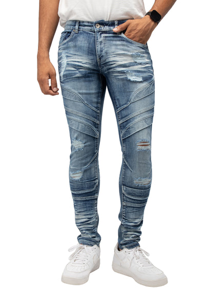 パンツ coln X destroyed jeans own destroyed jeans - COLN