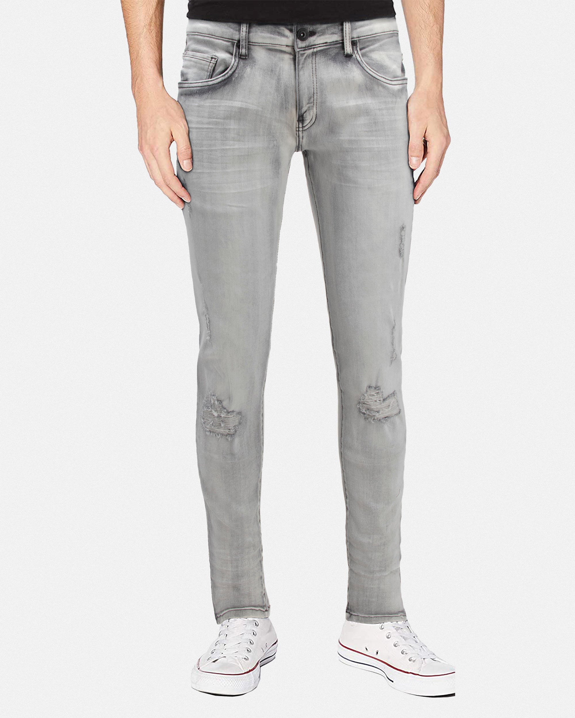 RAW X Men's Rip & Repair Denim Pants