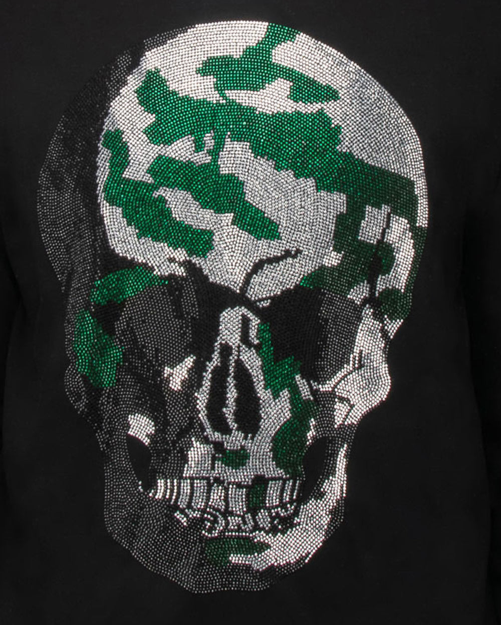 #SMFH-20129 Camo Skull Rhinestone Hoodies-thumbmail-4