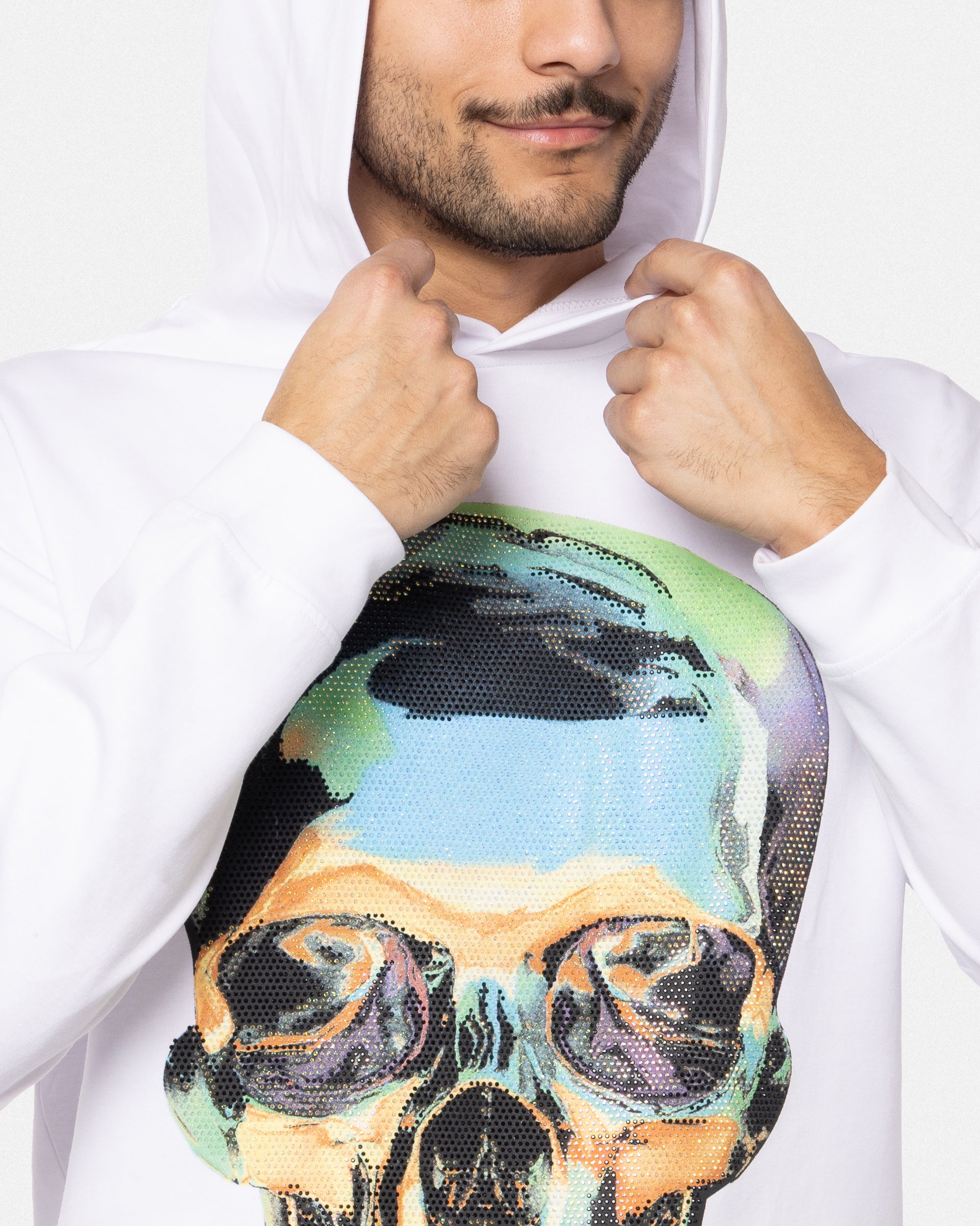 #SMFH-21215 Tie Dye Skull Hoodies-thumbmail-5