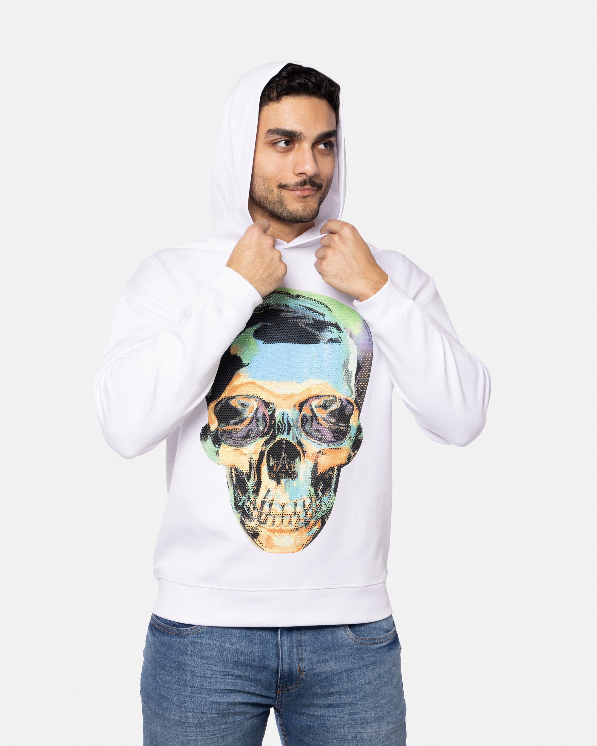 #SMFH-21215 Tie Dye Skull Hoodies-thumbmail-3