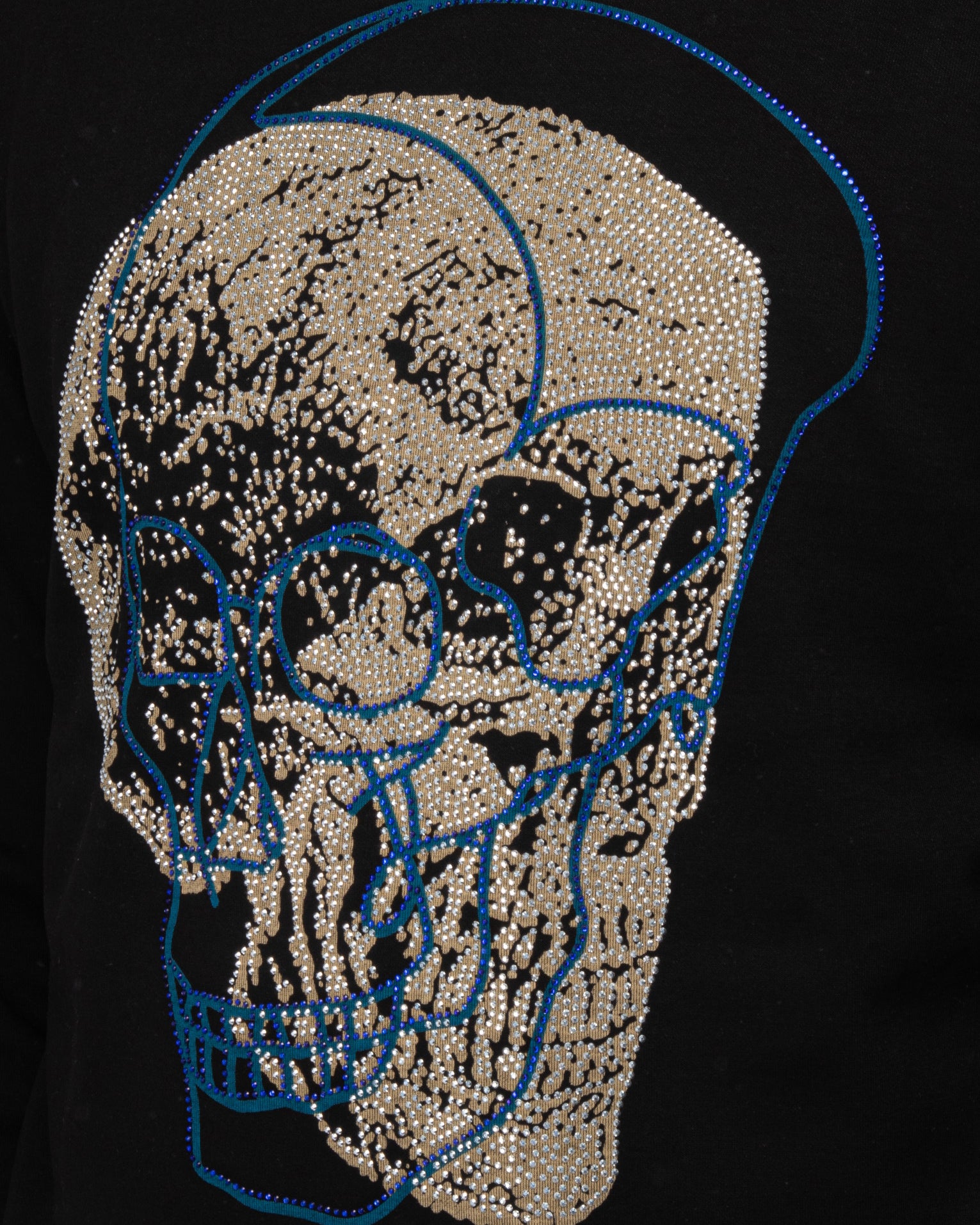 #SMFH-22049 Outlined Skull Hoodies-thumbmail-3
