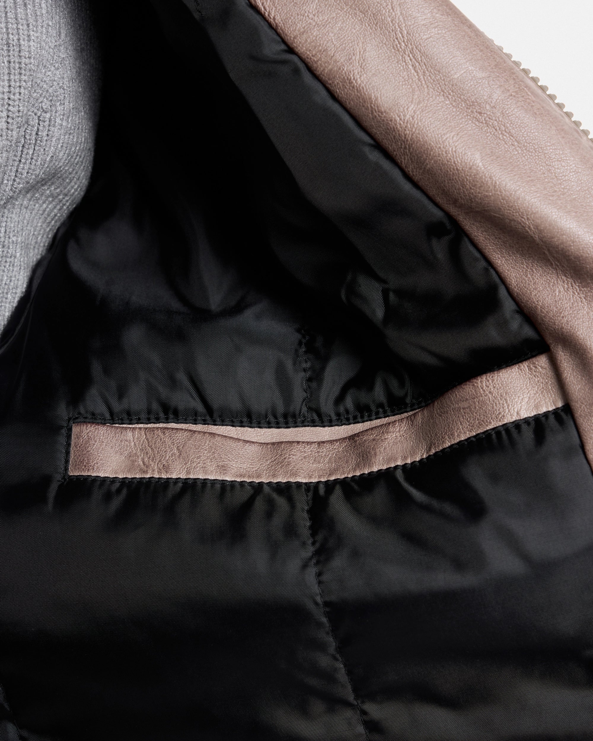 #SMJK5100472 Washed Brown Faux Leather Jacket-thumbmail-9