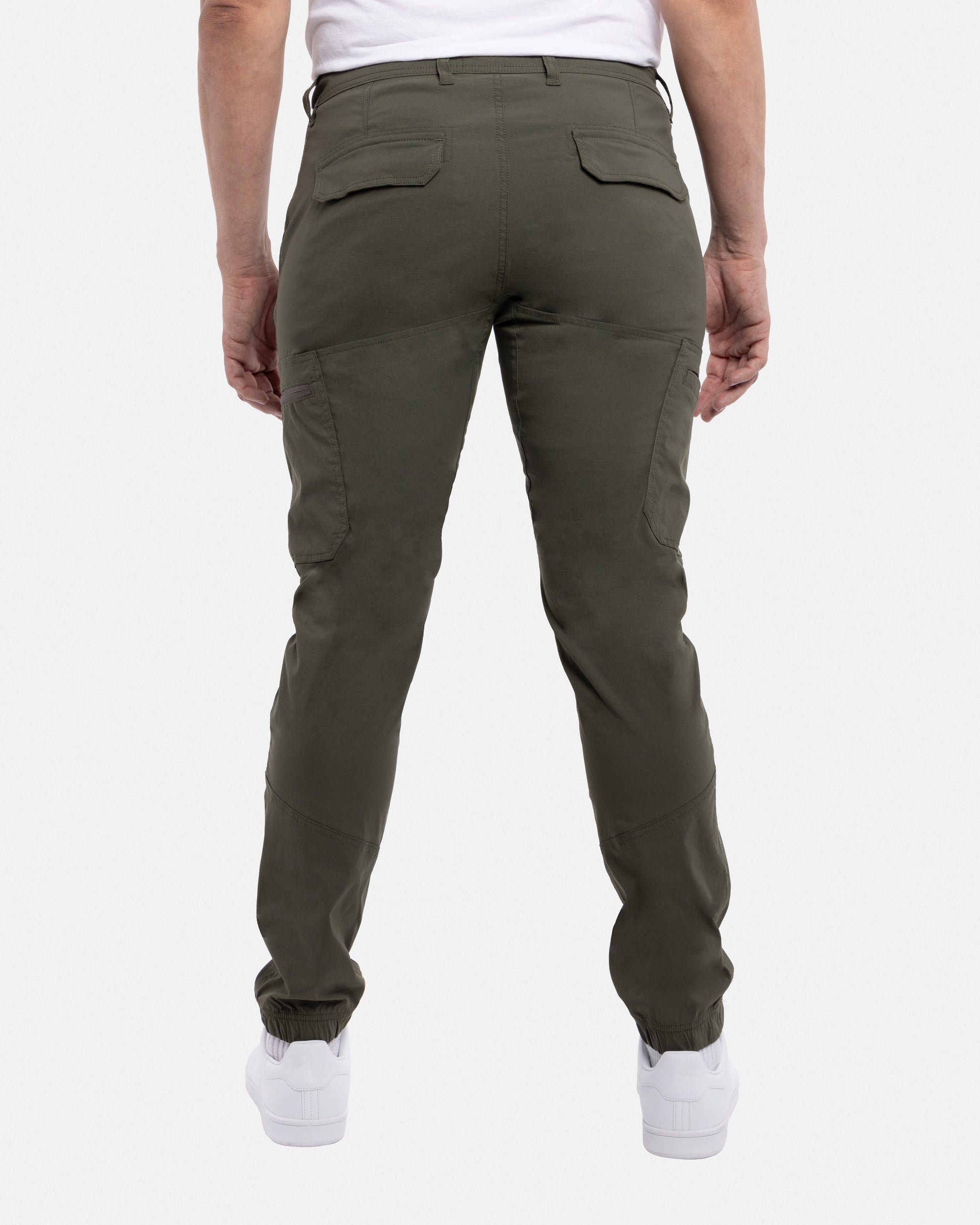 #SMP-13029 Slim Fit Nylon Jogger Cargo Pants