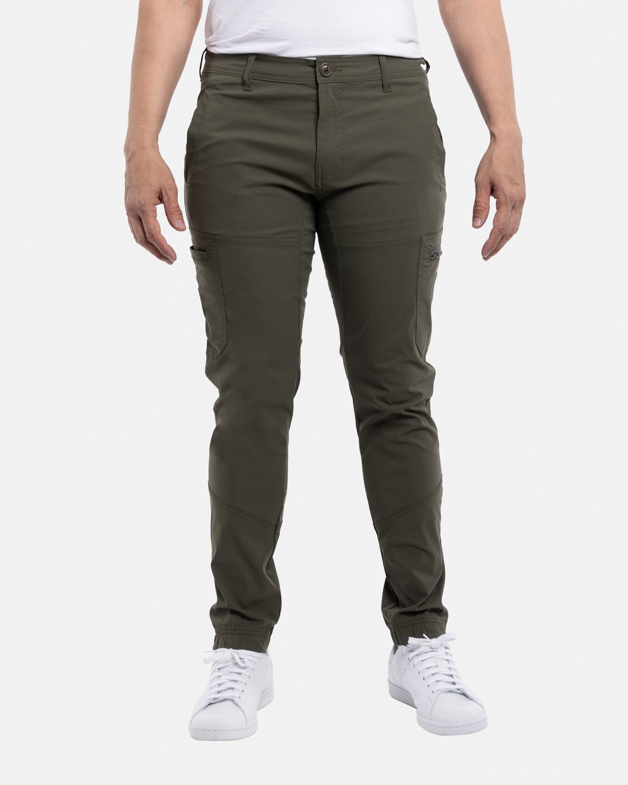 #SMP-13029 Slim Fit Nylon Jogger Cargo Pants