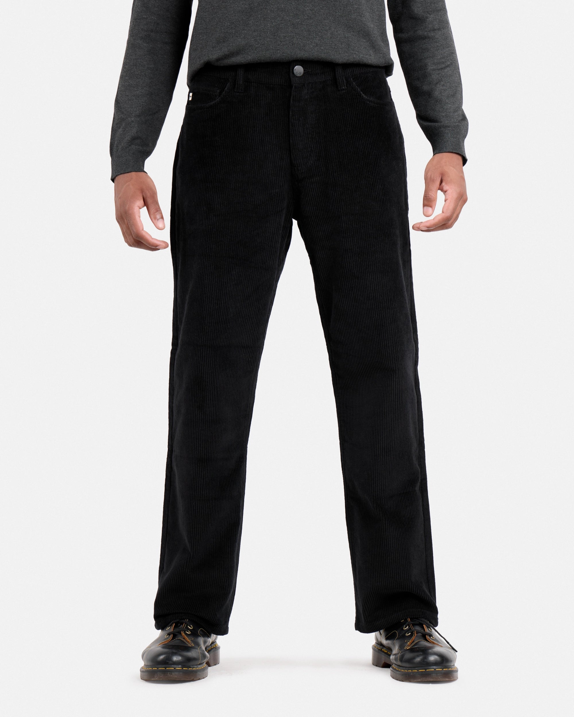 #SMPT7100445 Athletic Fit Corduroy Pants