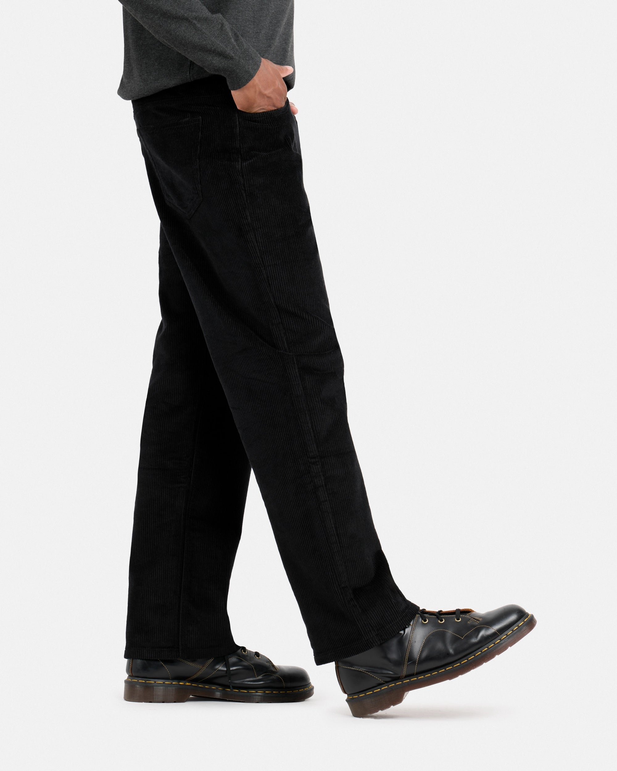 #SMPT7100445 Athletic Fit Corduroy Pants-thumbmail-3