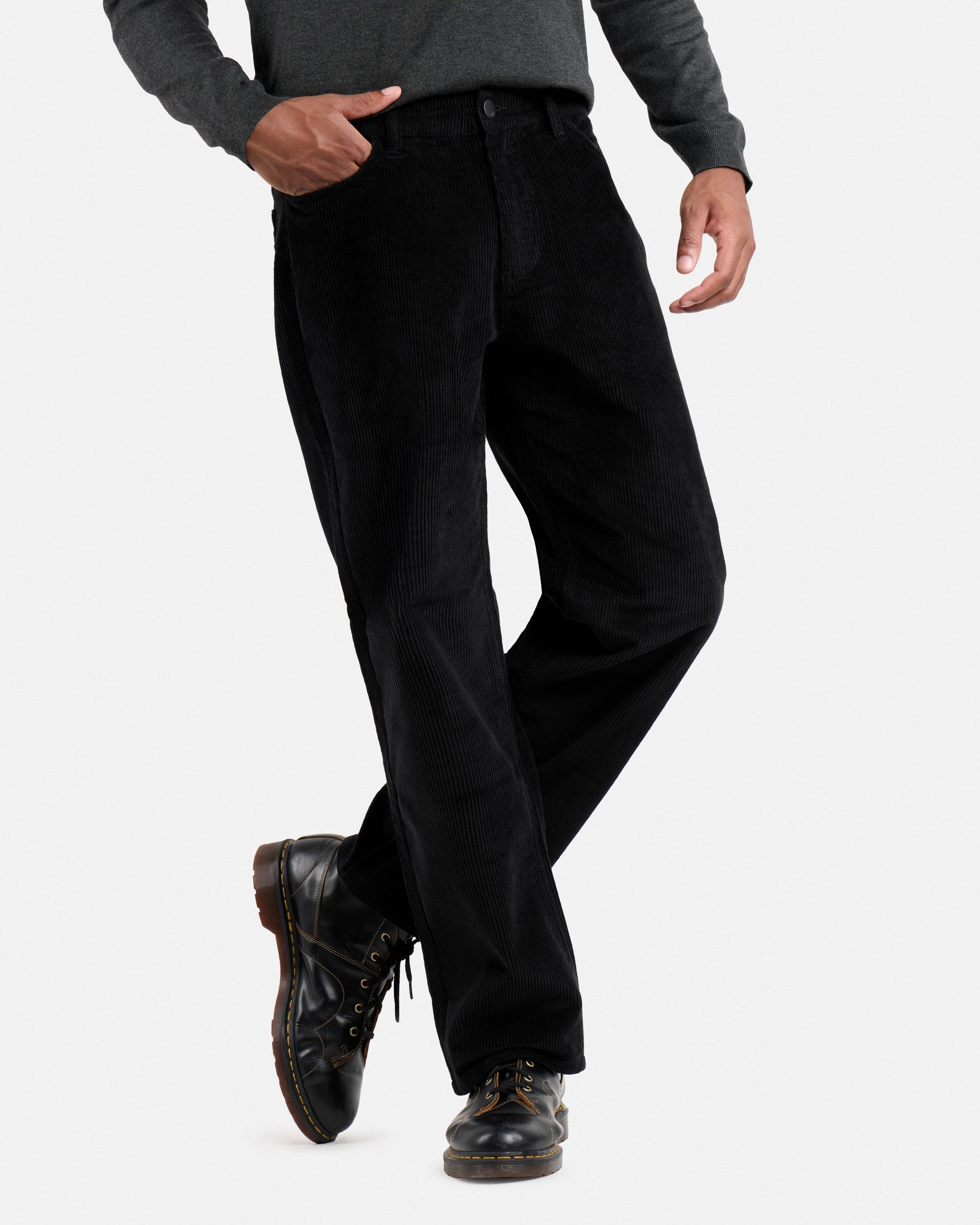 #SMPT7100445 Athletic Fit Corduroy Pants-thumbmail-5
