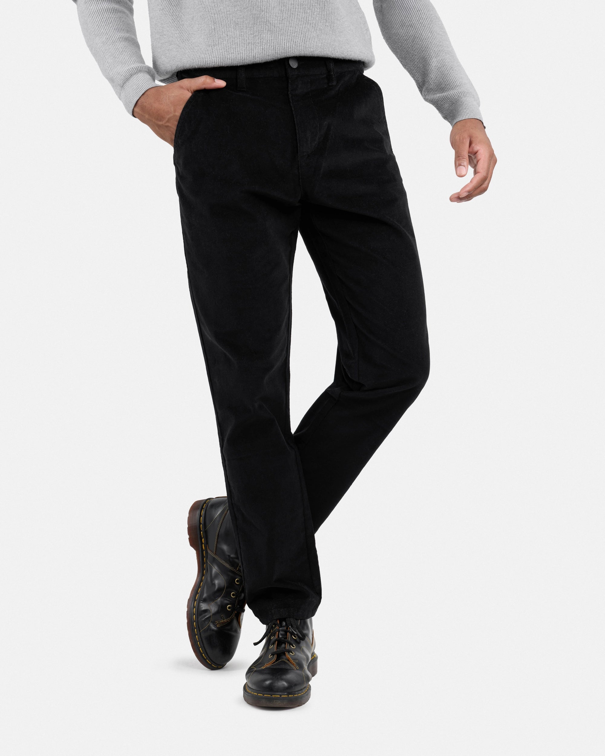 #SMPT7100446 Slim Fit Corduroy Pants-thumbmail-5