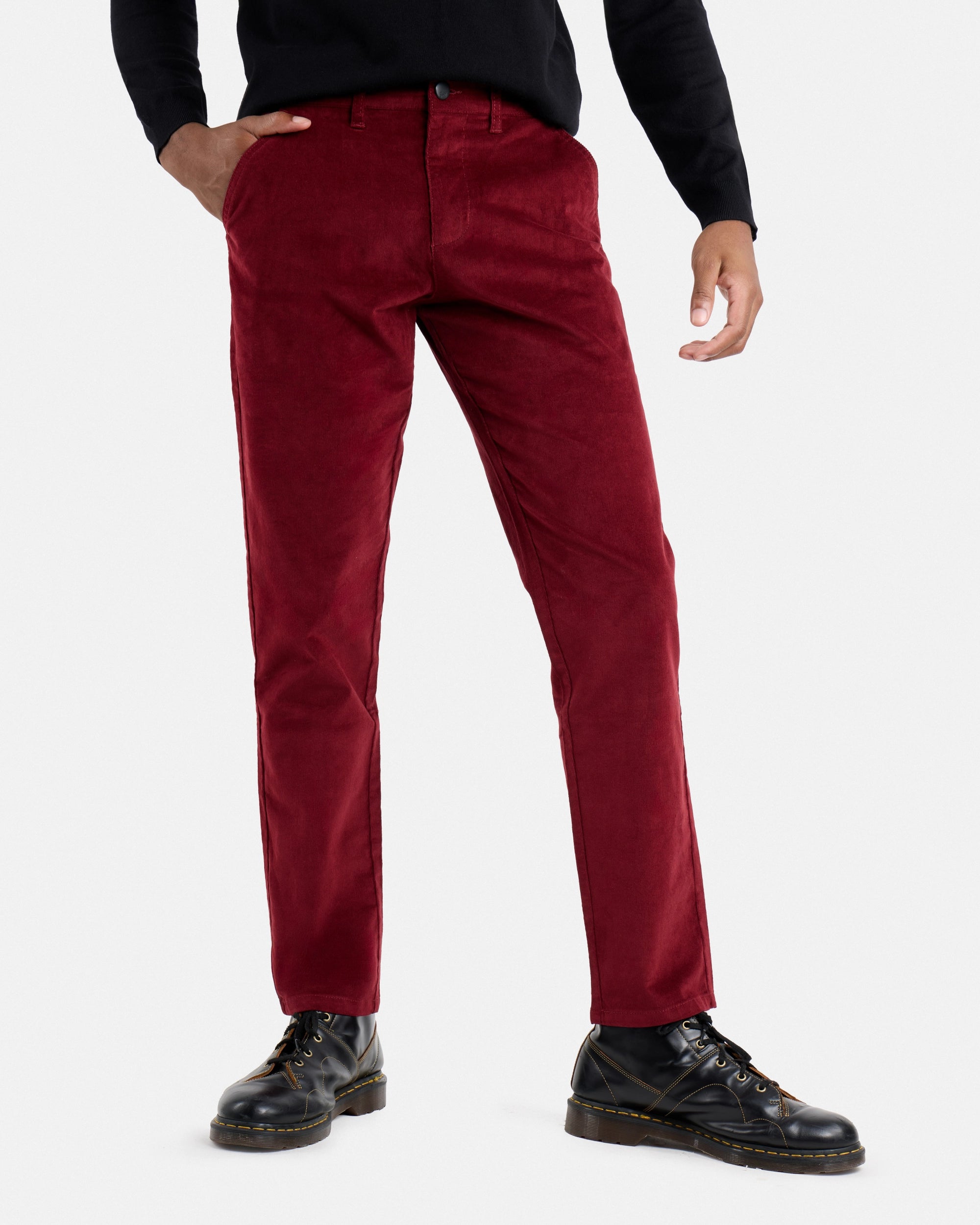 #SMPT7100446 Slim Fit Corduroy Pants-thumbmail-12