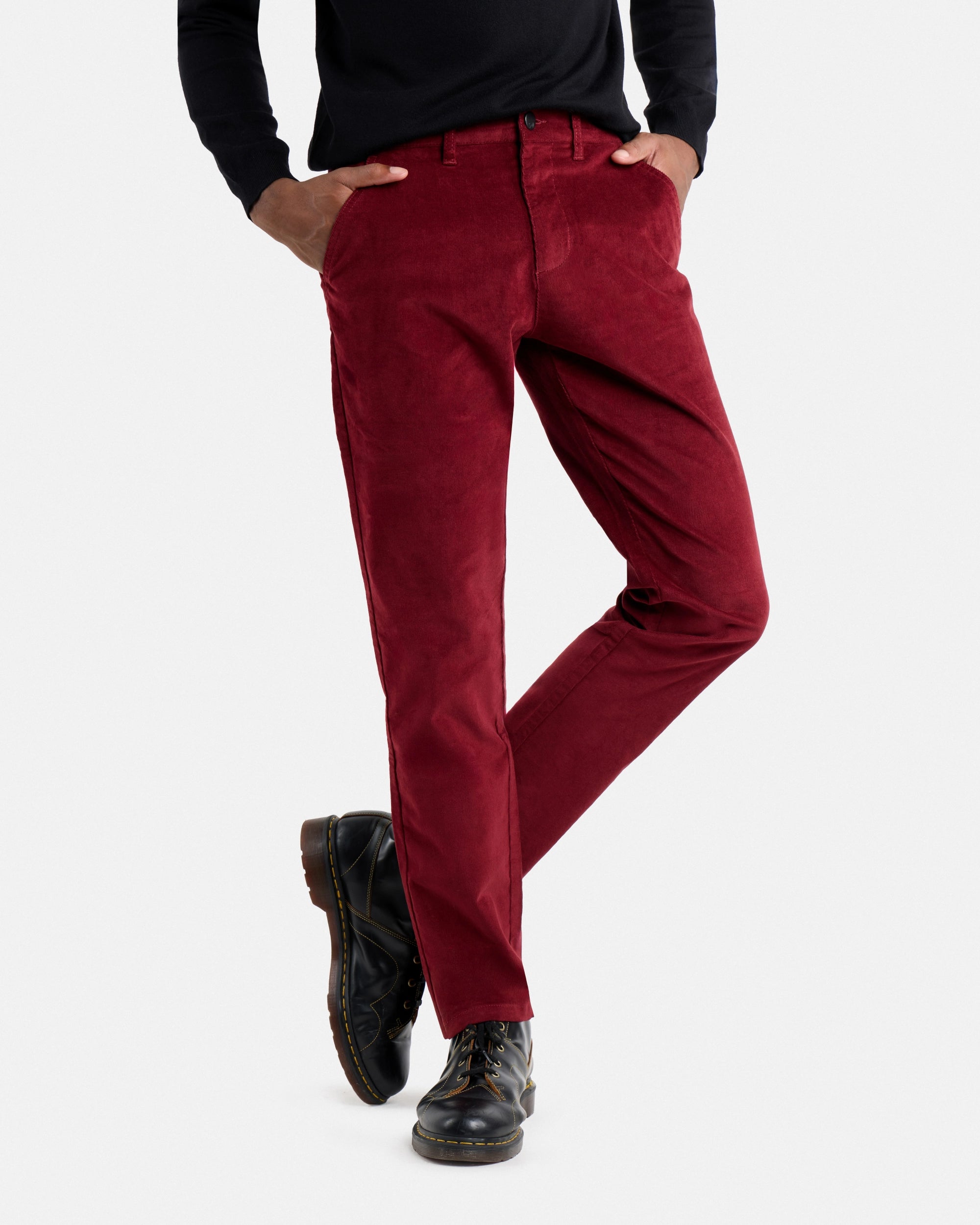 #SMPT7100446 Slim Fit Corduroy Pants-thumbmail-13