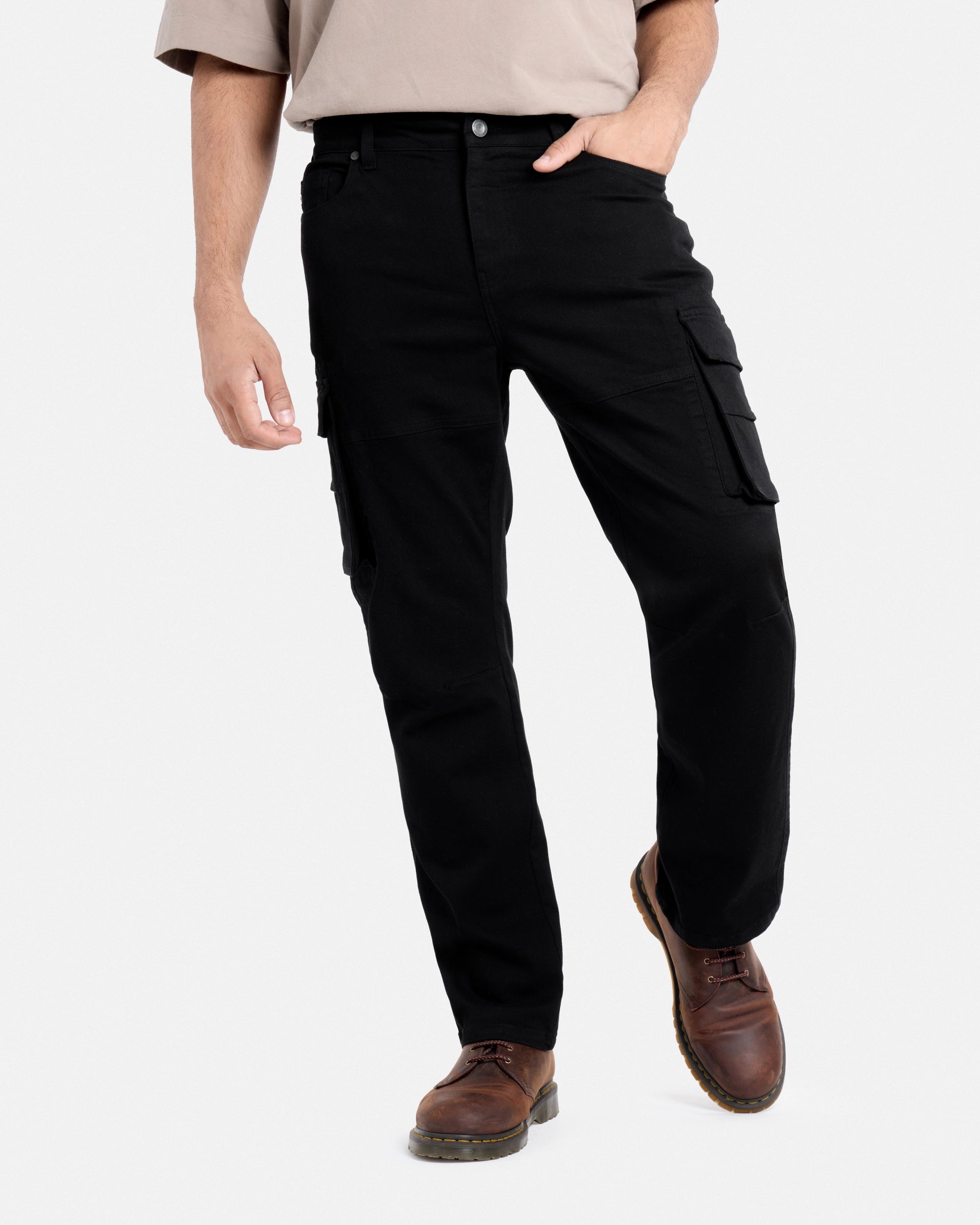#SMPT7100584 Athletic Fit Twill Cargo Pants-thumbmail-5