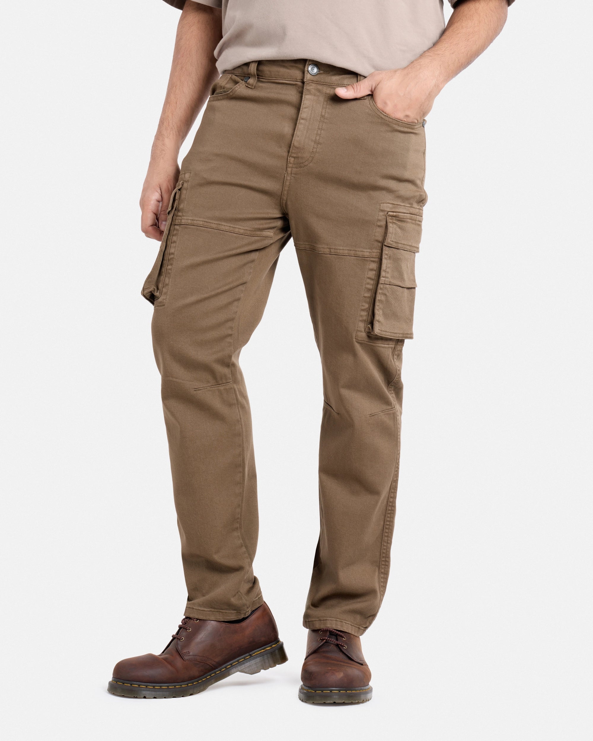 #SMPT7100584 Athletic Fit Twill Cargo Pants-thumbmail-9