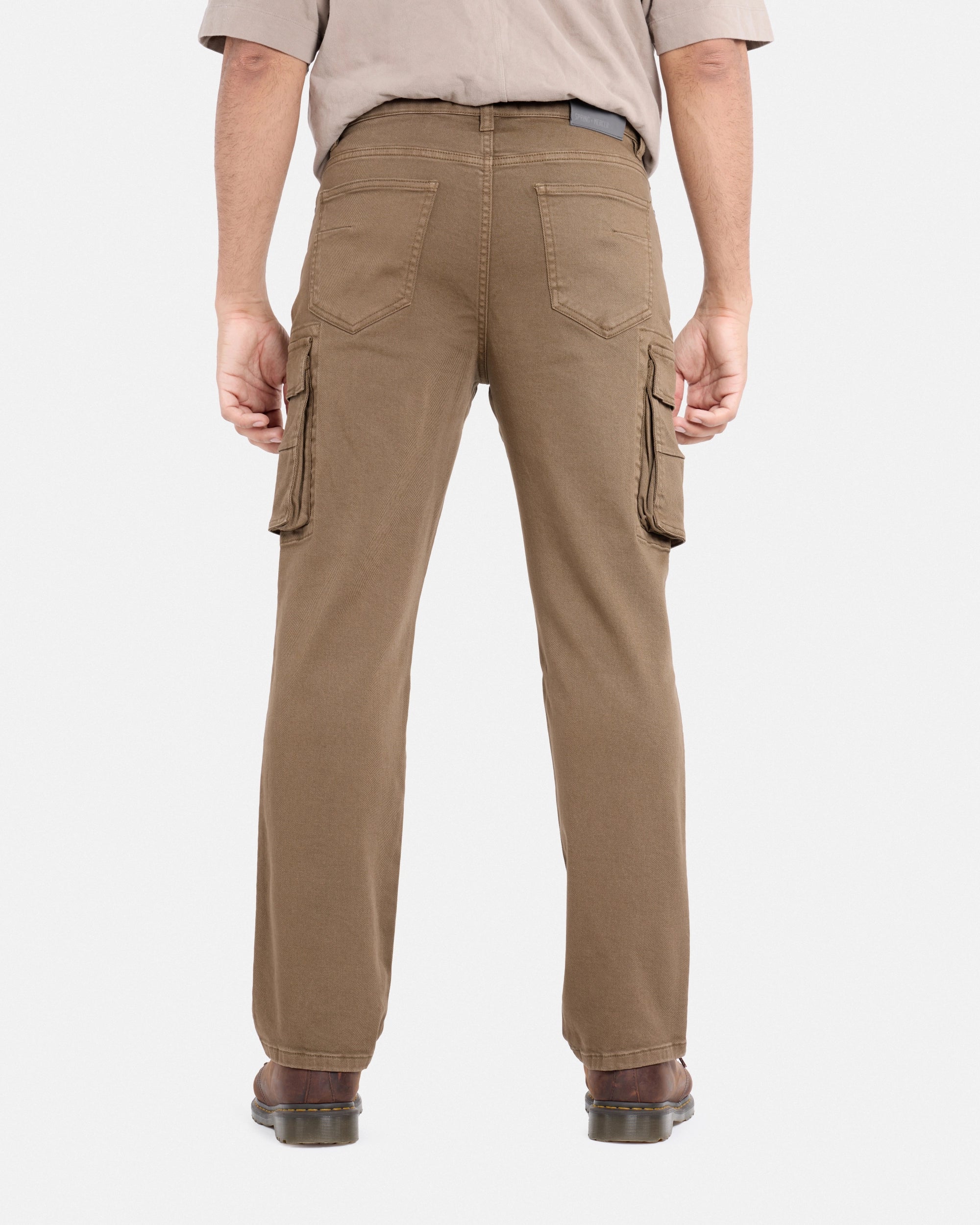#SMPT7100584 Athletic Fit Twill Cargo Pants-thumbmail-10
