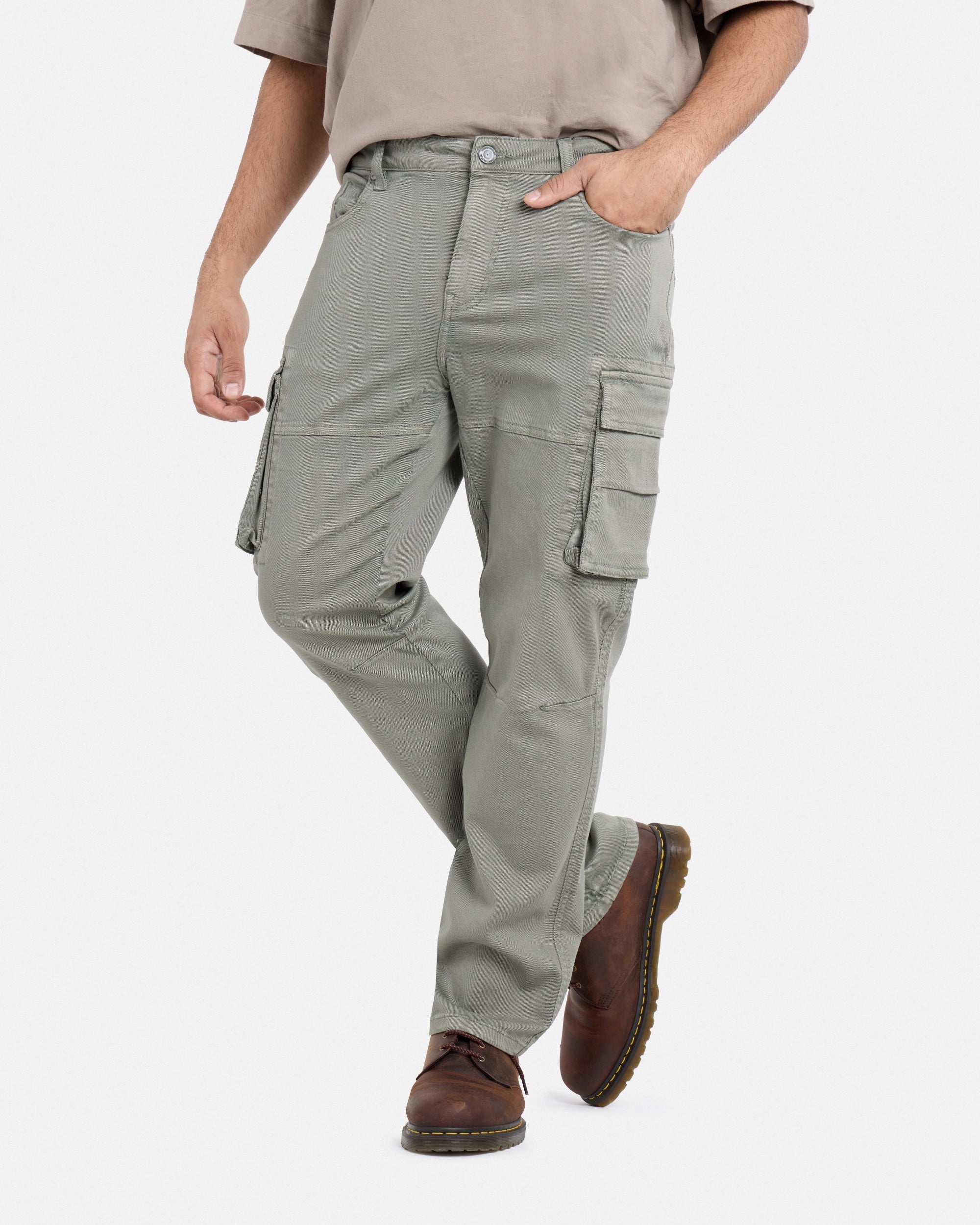#SMPT7100584 Athletic Fit Twill Cargo Pants-thumbmail-20