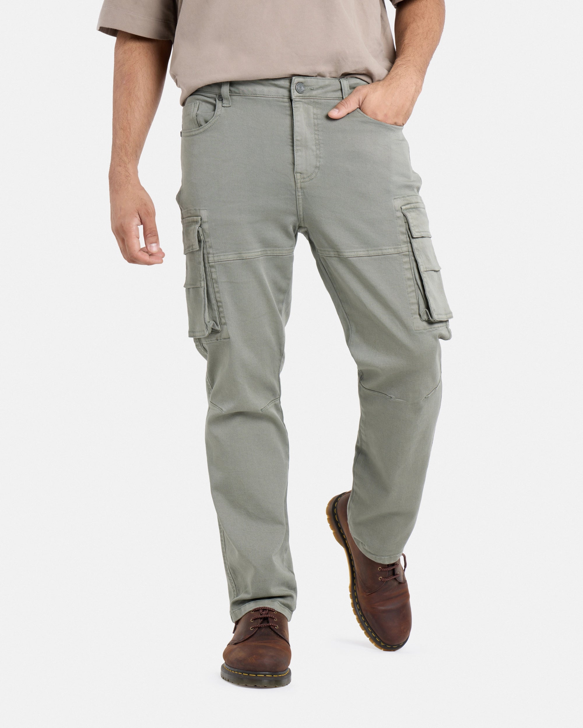 #SMPT7100584 Athletic Fit Twill Cargo Pants-thumbmail-21