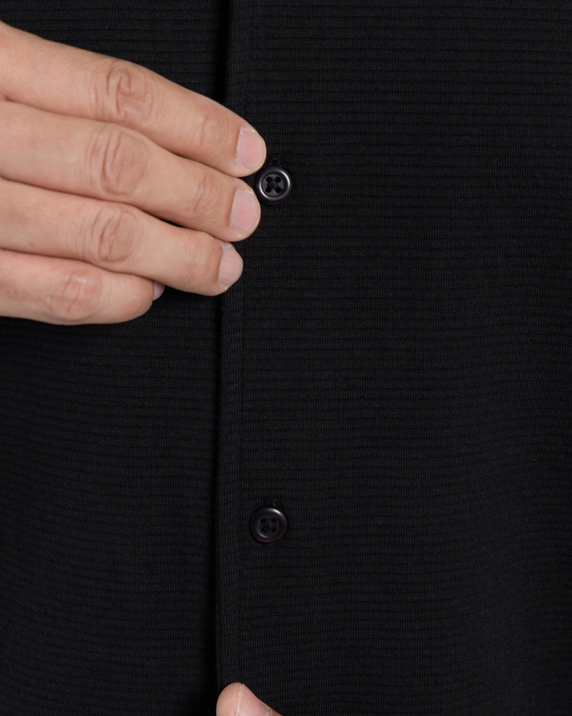 #SMTS-23353 Camp Collar Textured Terry Shirt-thumbmail-8