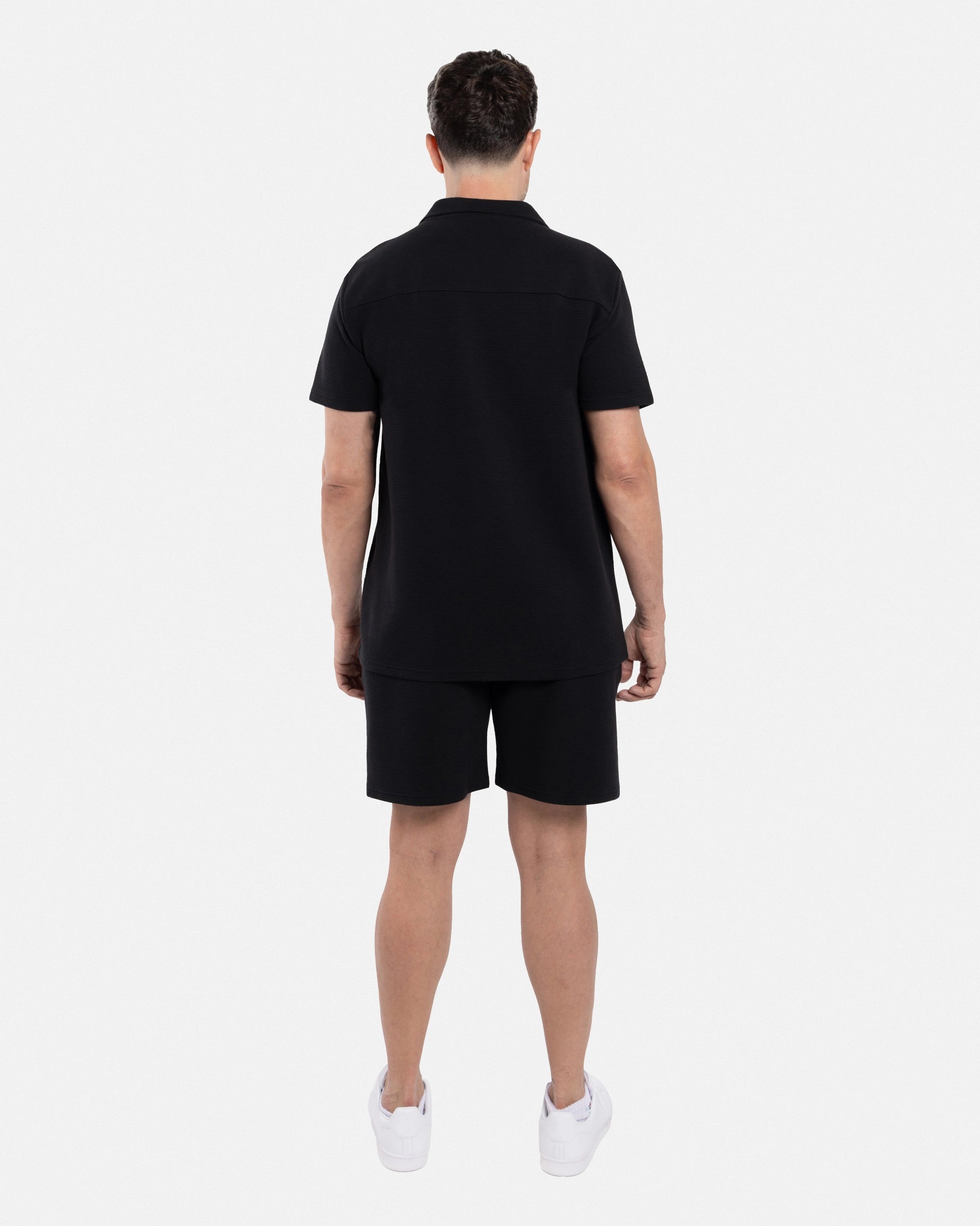 #SMTS-23353 Camp Collar Textured Terry Shirt-thumbmail-6