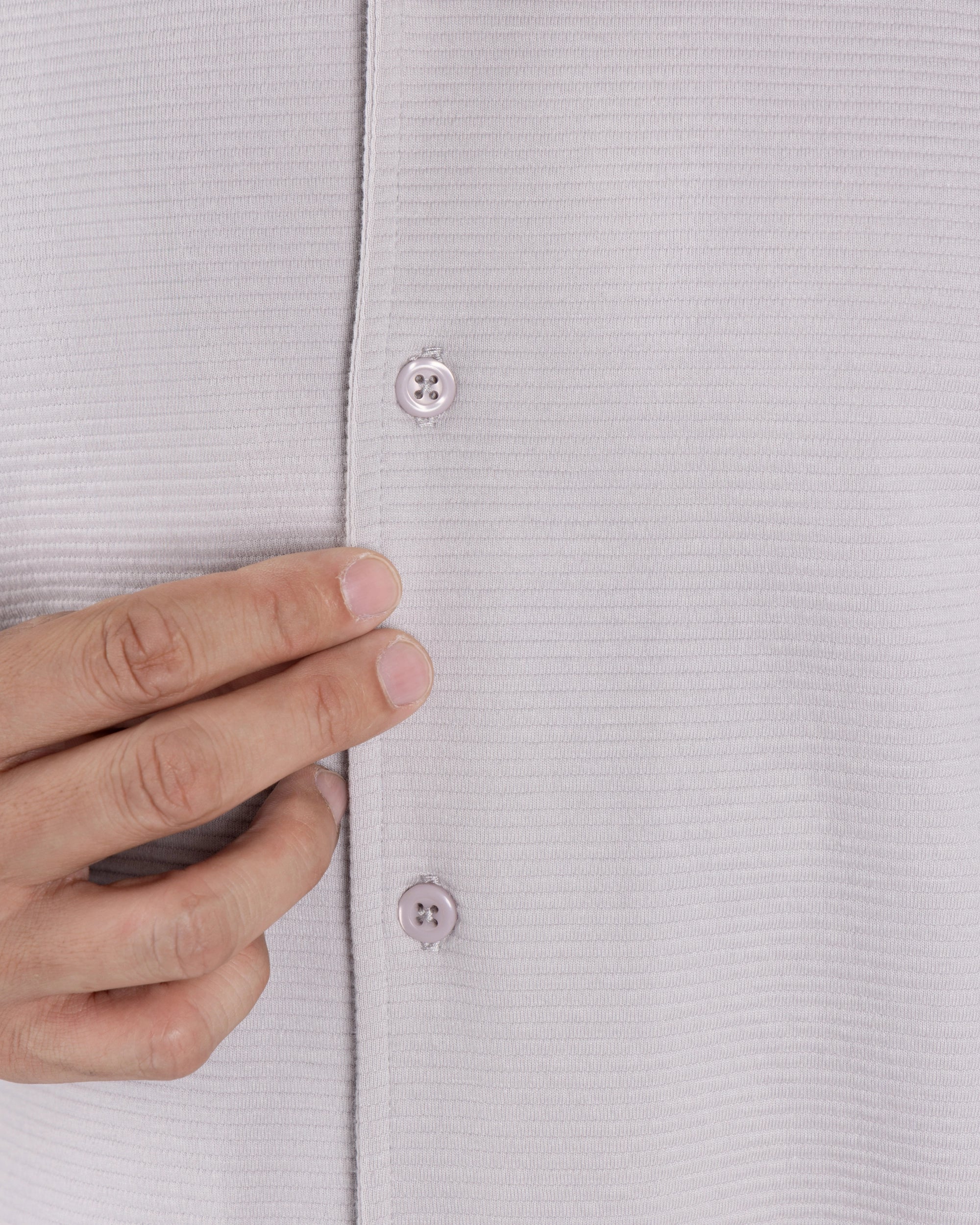 #SMTS-23353 Camp Collar Textured Terry Shirt-thumbmail-34