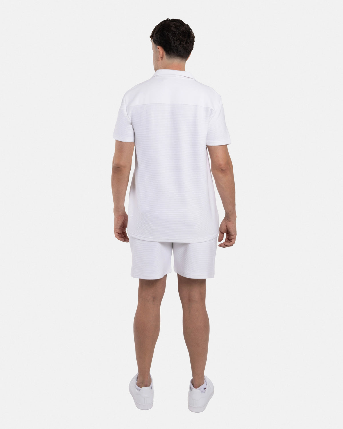 #SMTS-23353 Camp Collar Textured Terry Shirt-thumbmail-44
