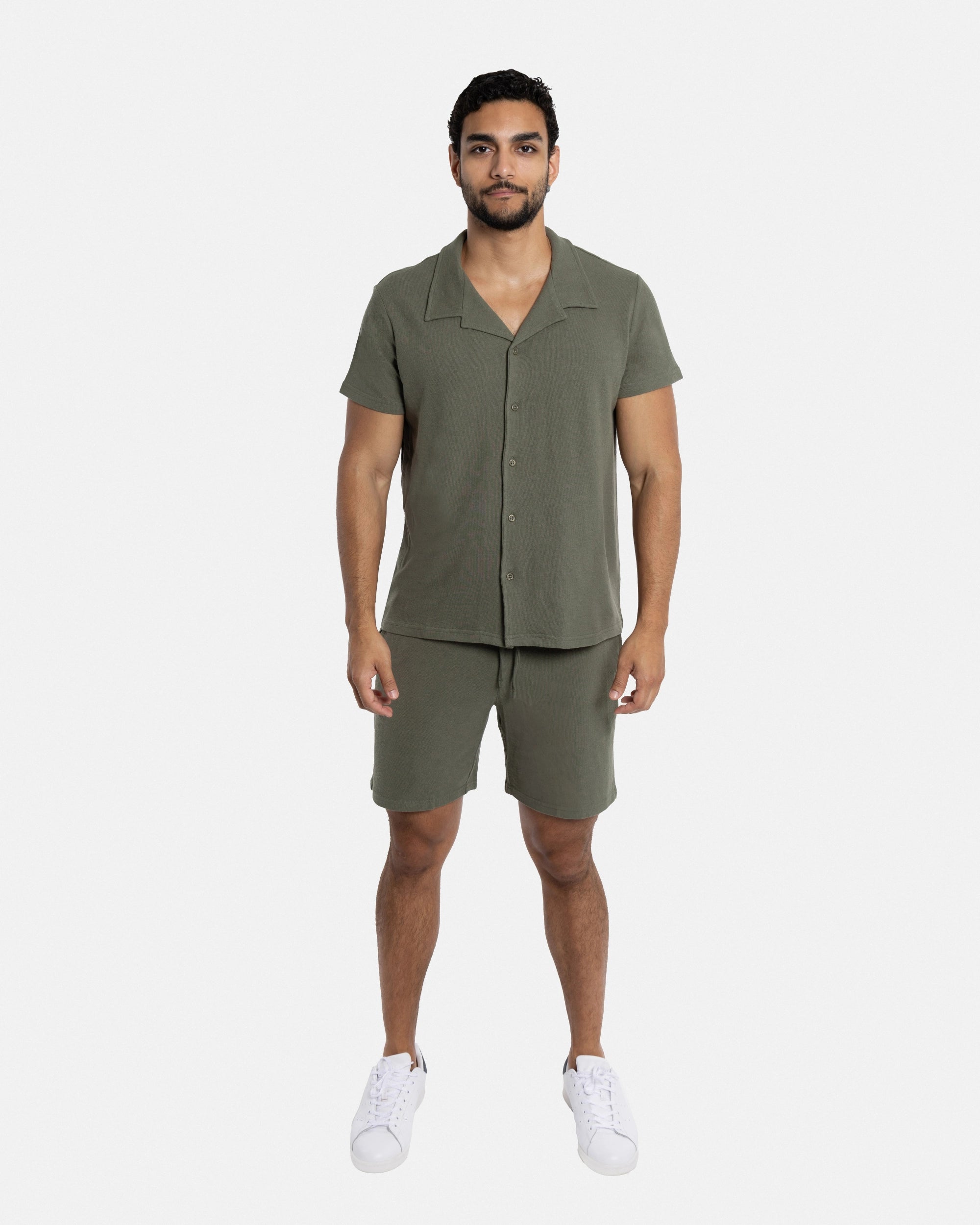 #SMTS-23355 Relaxed Terry Camp Shirt-thumbmail-11