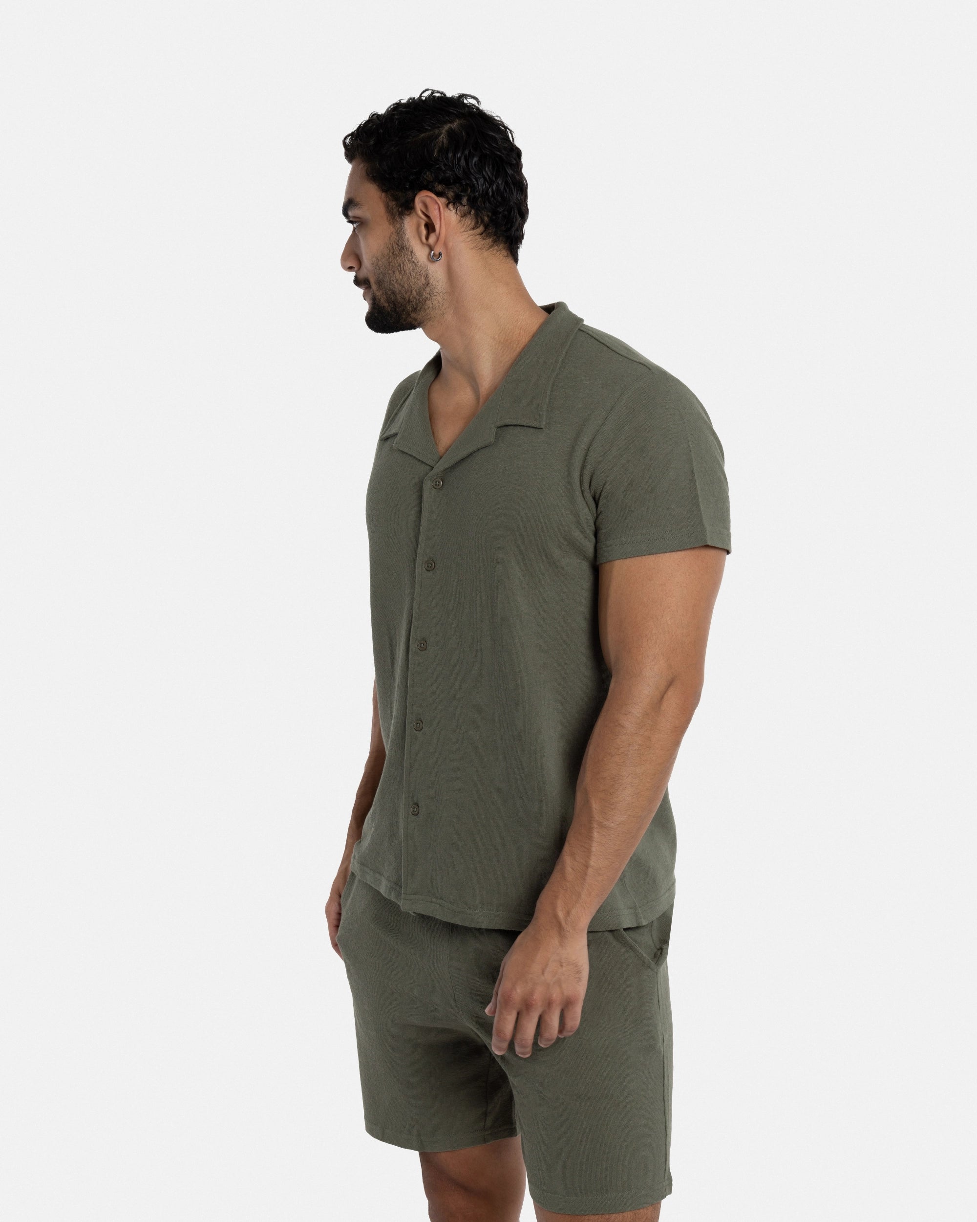 #SMTS-23355 Relaxed Terry Camp Shirt-thumbmail-5