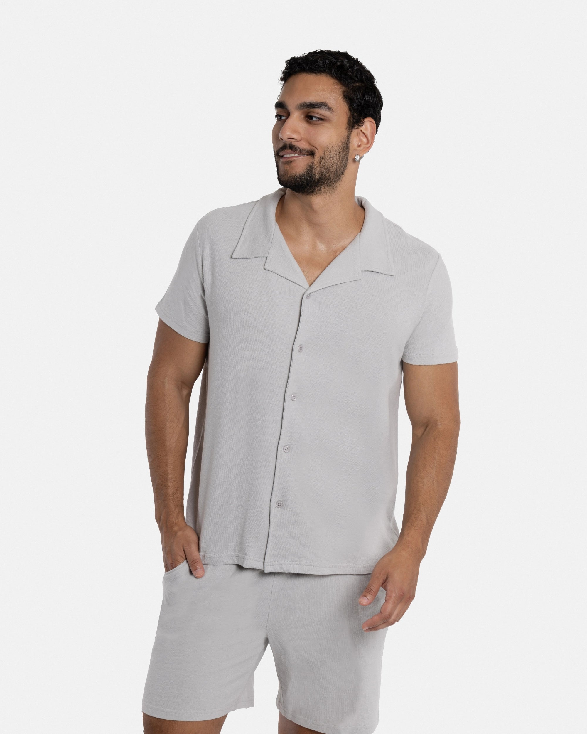 #SMTS-23355 Relaxed Terry Camp Shirt-thumbmail-10