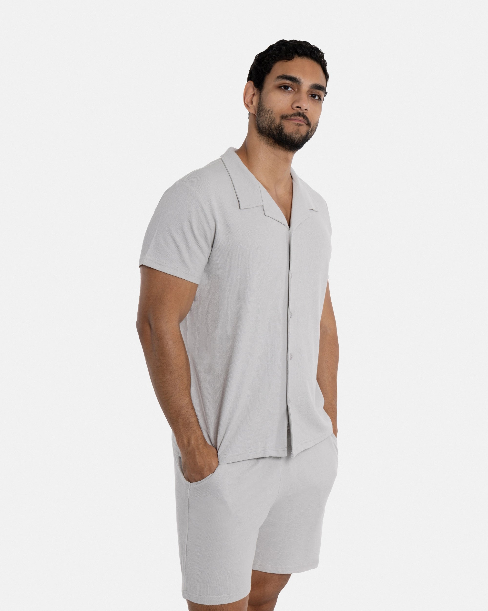 #SMTS-23355 Relaxed Terry Camp Shirt-thumbmail-13