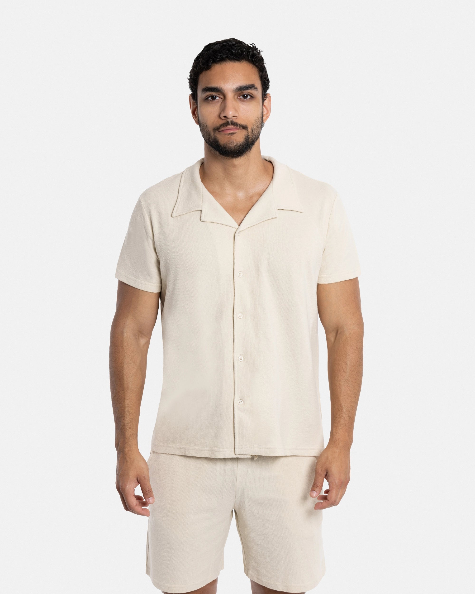 #SMTS-23355 Relaxed Terry Camp Shirt-thumbmail-30