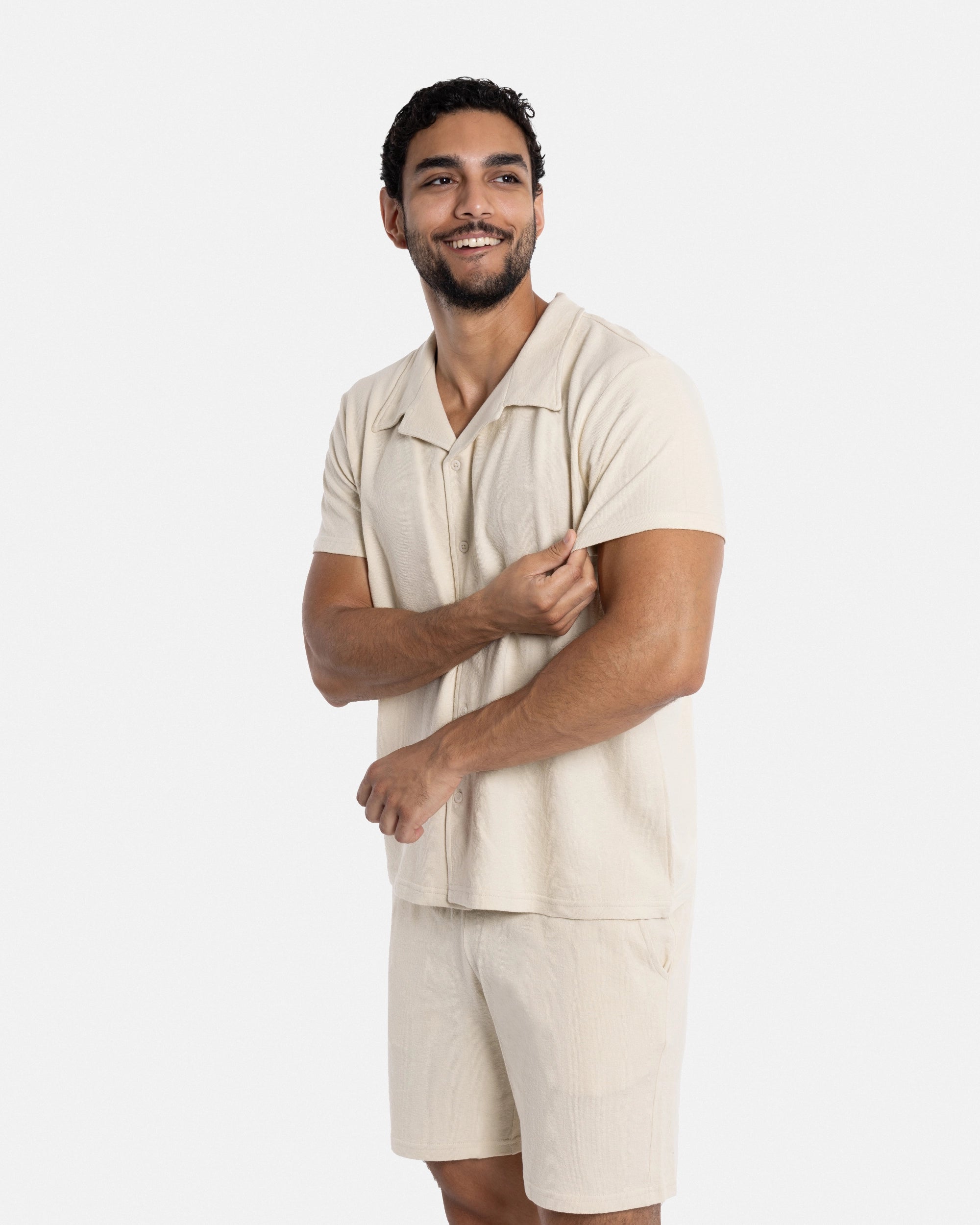 #SMTS-23355 Relaxed Terry Camp Shirt-thumbmail-33