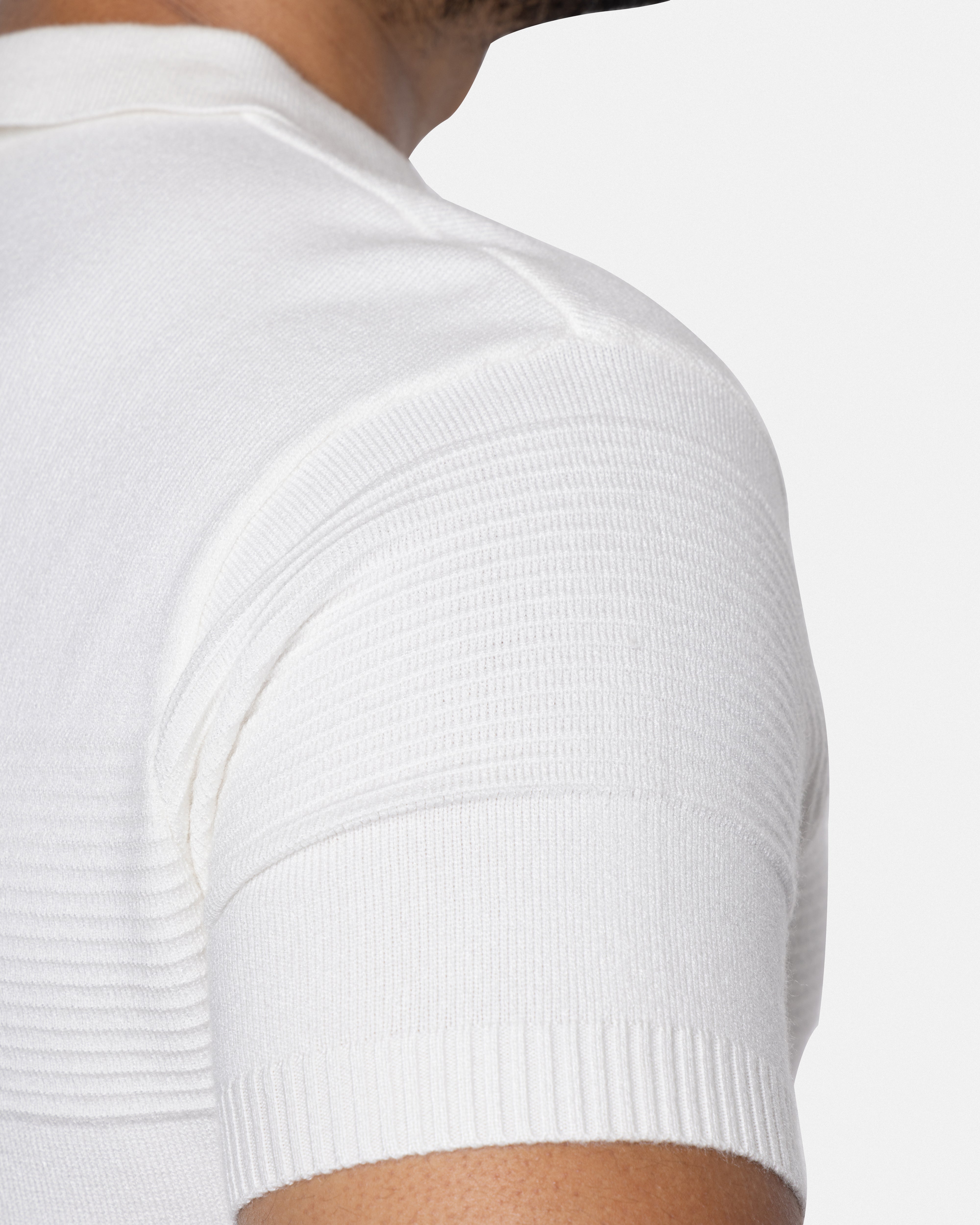 XRAY JEANS Men's Ottoman Texture Short Sleeve Polo Sweater – X-RAY