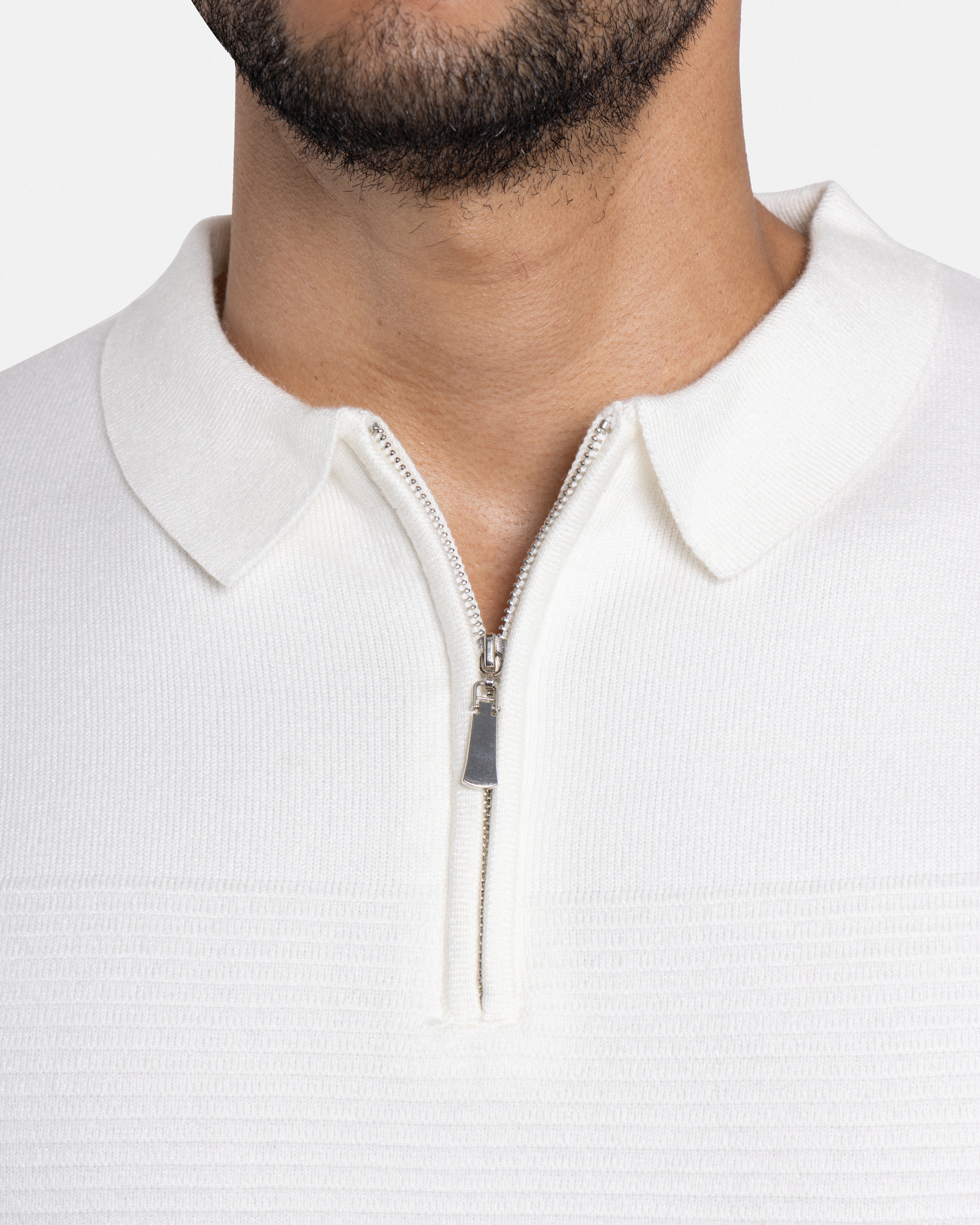 XMWS-32069 Ottoman Zip Neck Sweater Polo – X-RAY JEANS