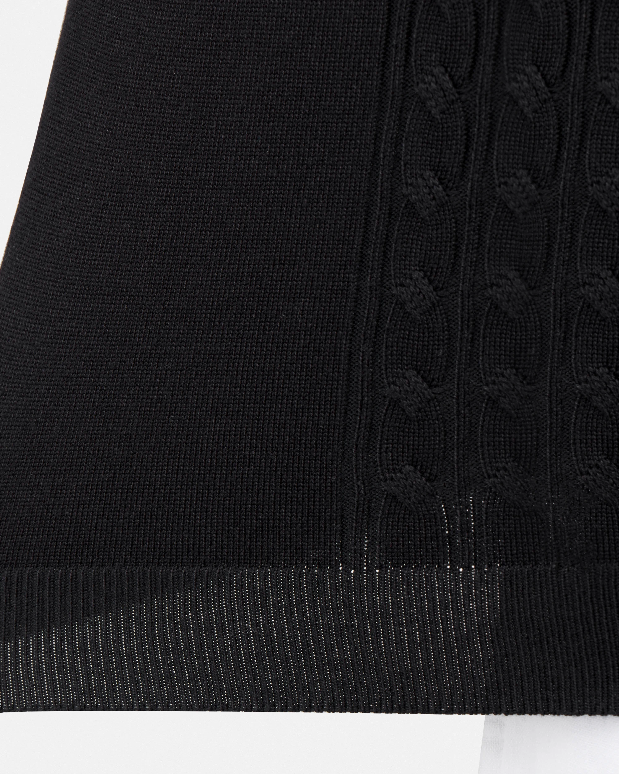 #SMW-33112 Cable Knit Johnny Sweater Polo-thumbmail-16
