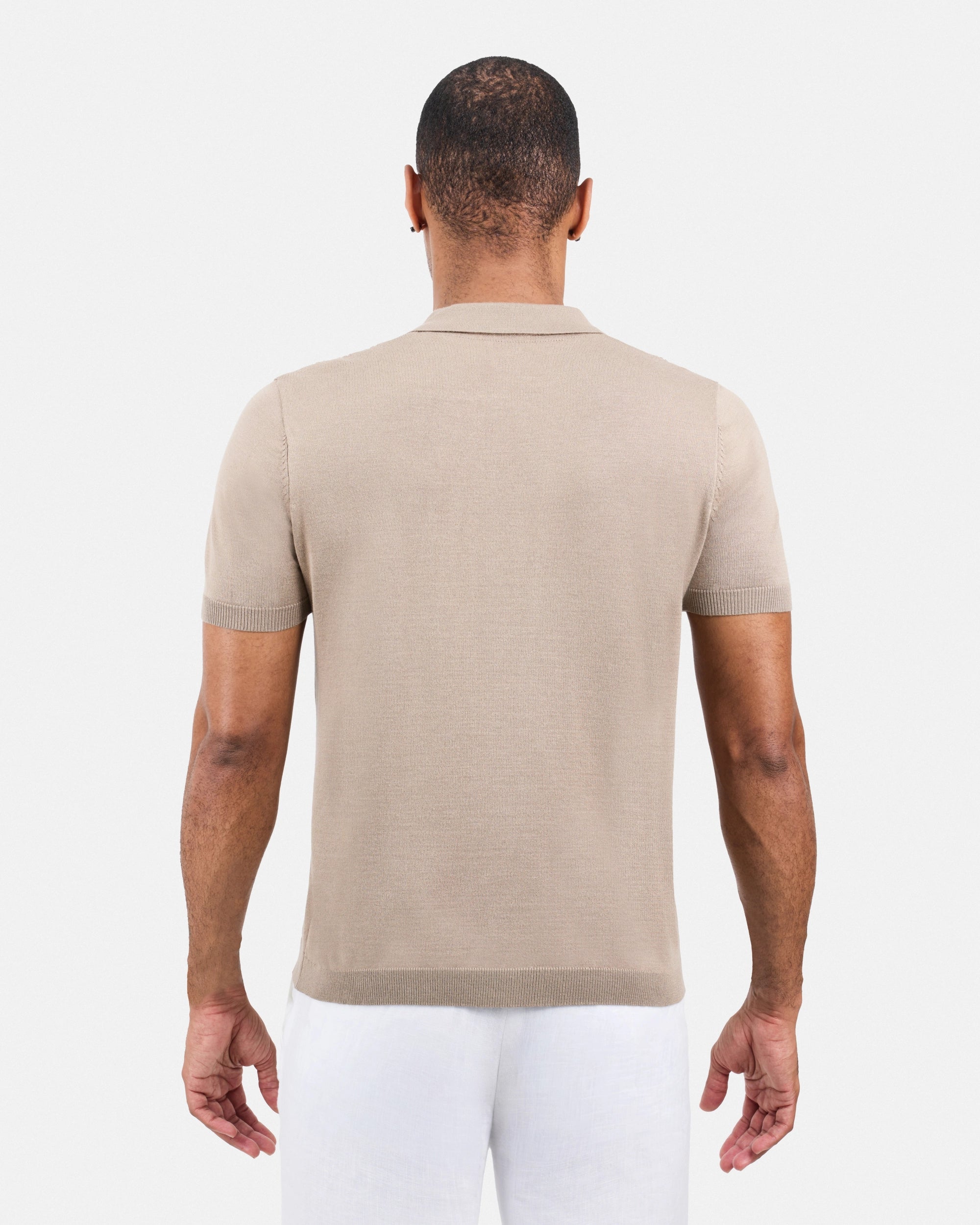 #SMW-33112 Cable Knit Johnny Sweater Polo-thumbmail-50