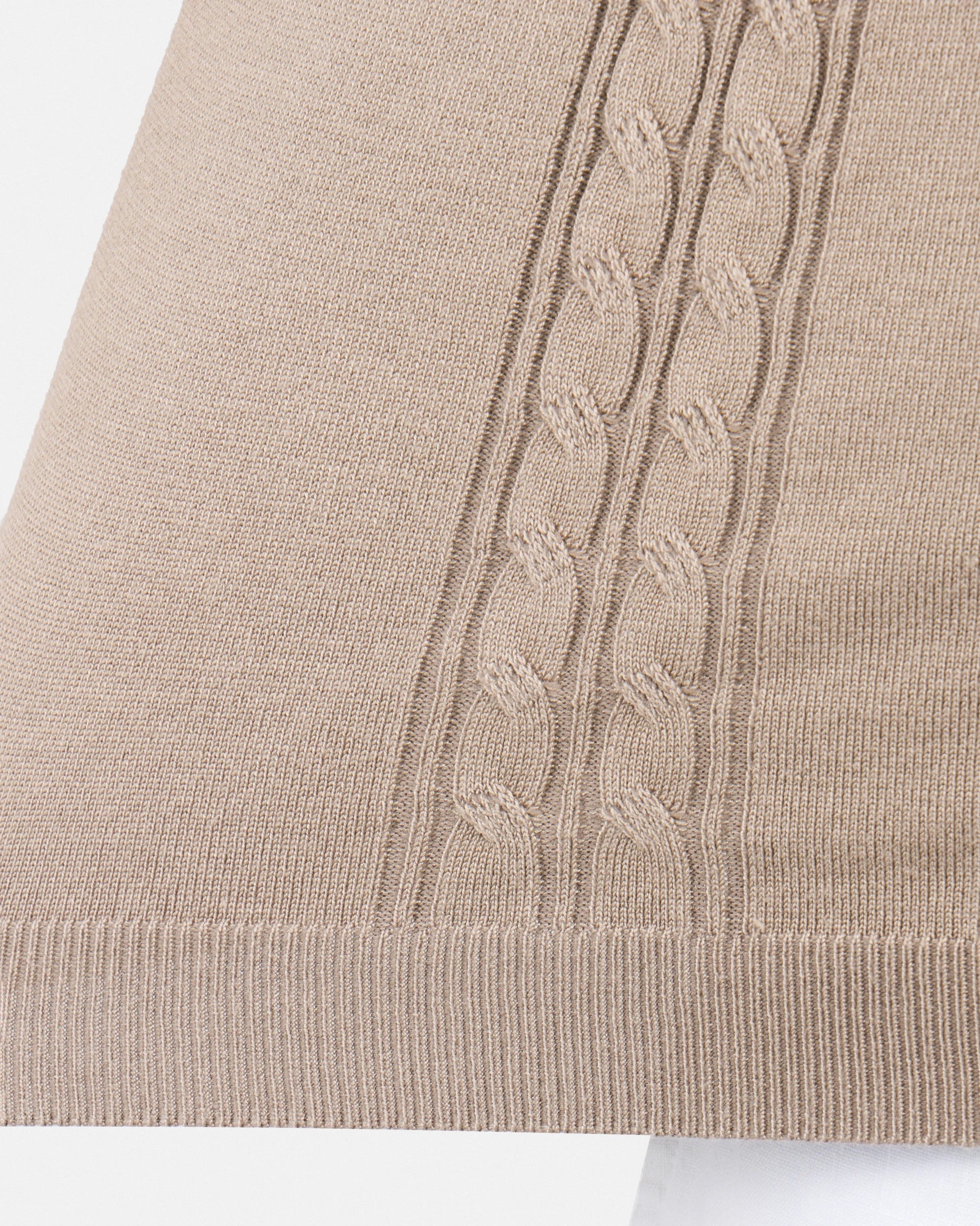 #SMW-33112 Cable Knit Johnny Sweater Polo-thumbmail-56