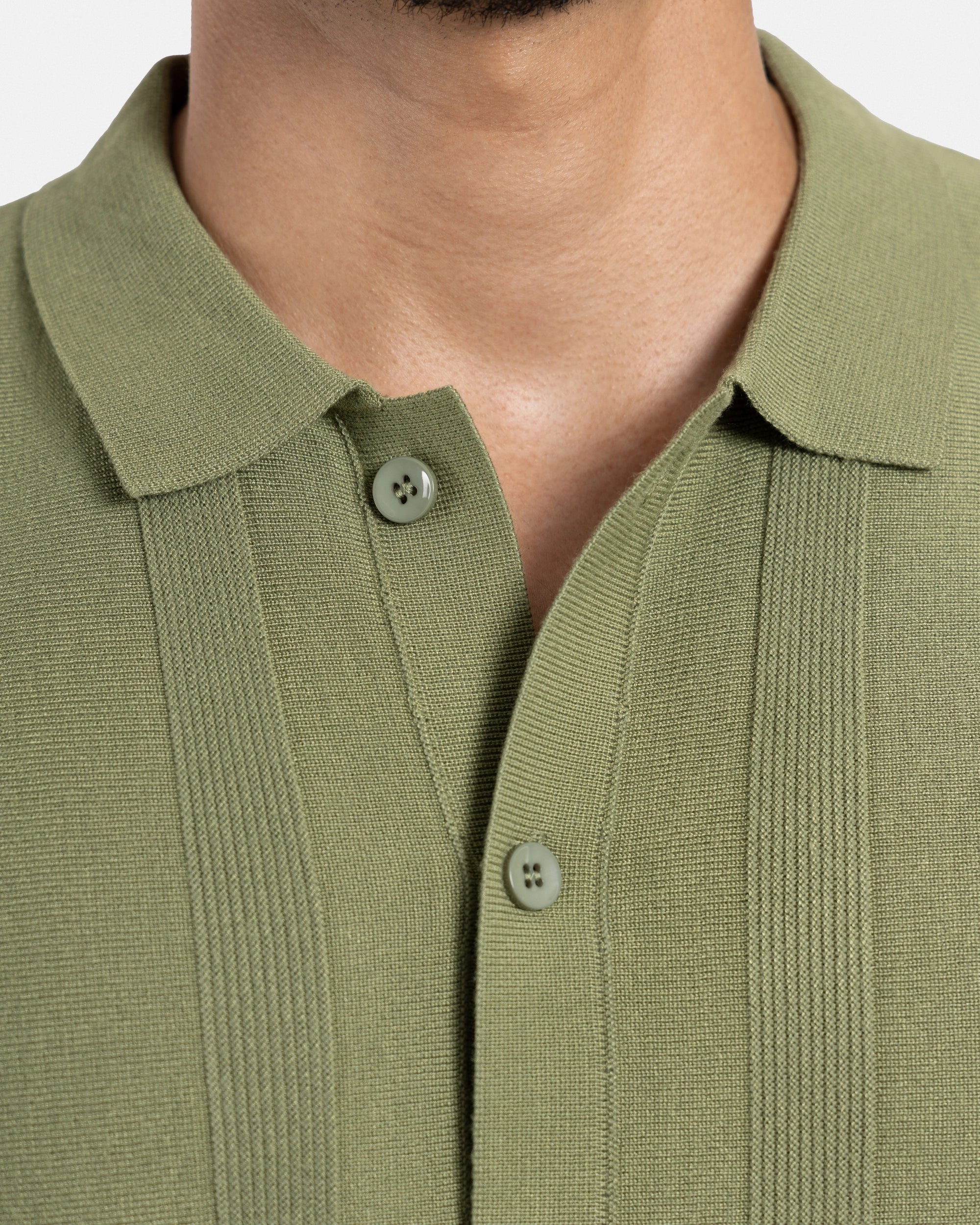 #SMW-33135 Classic Ribbed Texture Sweater Polo-thumbmail-24