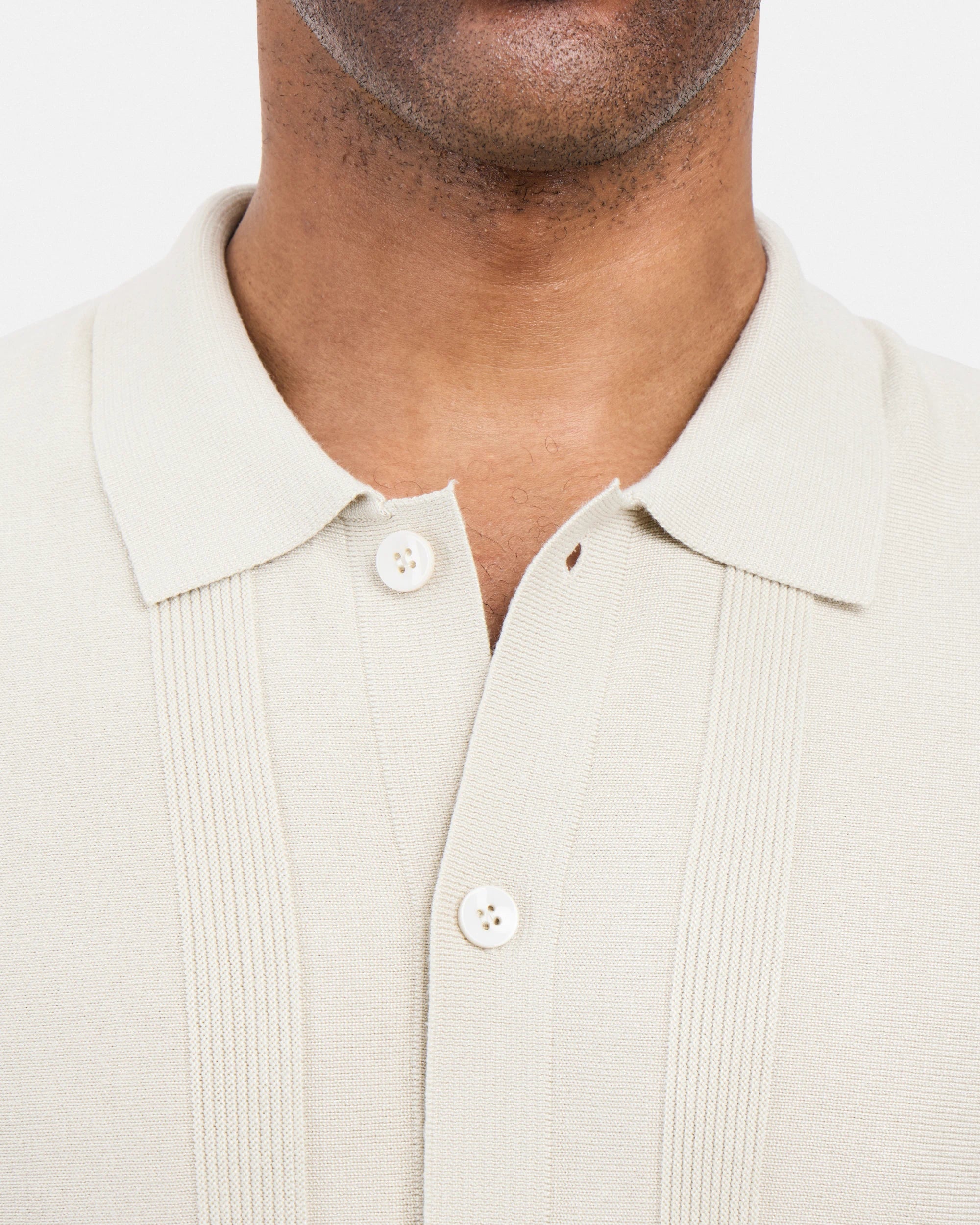 #SMW-33135 Classic Ribbed Texture Sweater Polo-thumbmail-47