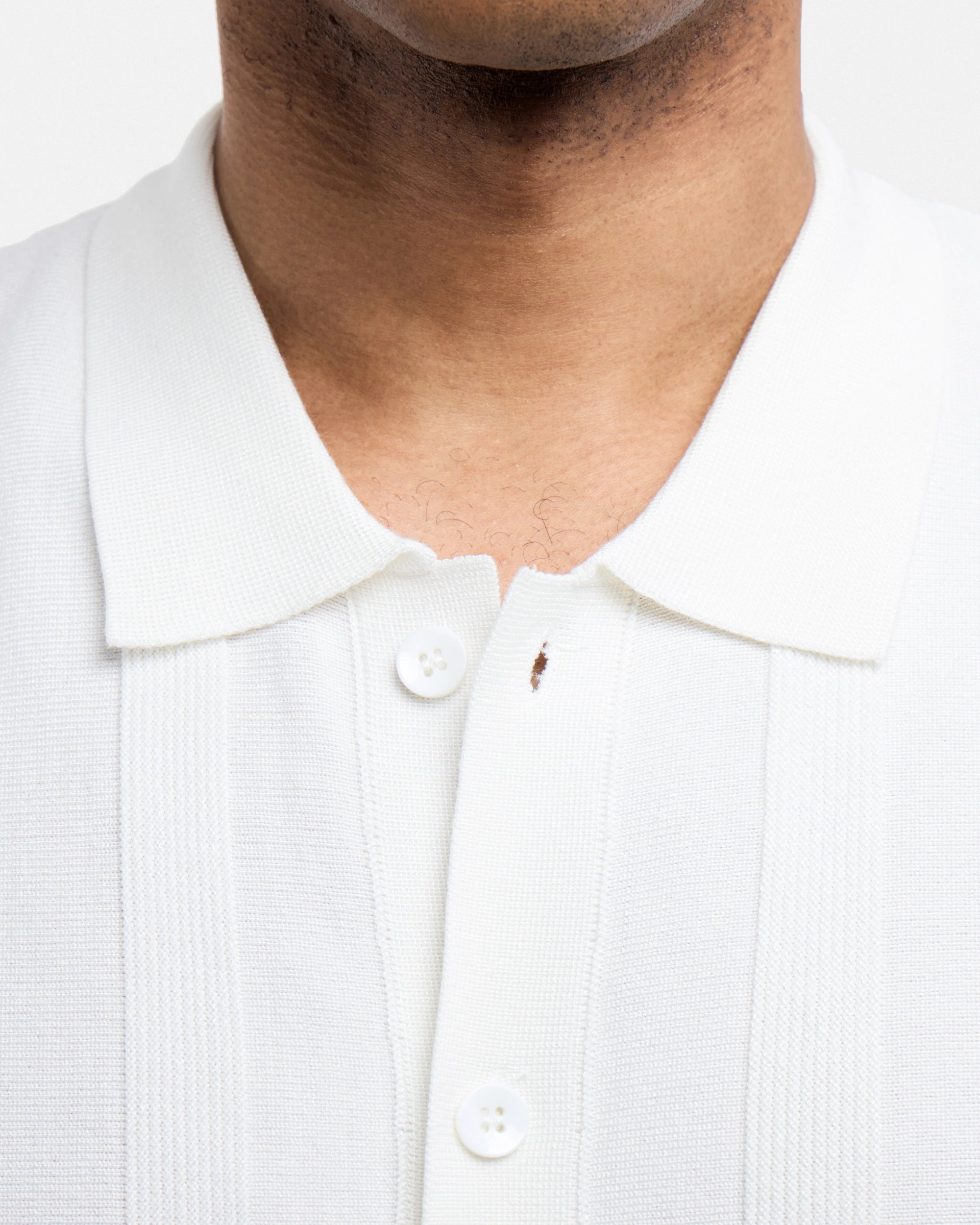 #SMW-33135 Classic Ribbed Texture Sweater Polo-thumbmail-93
