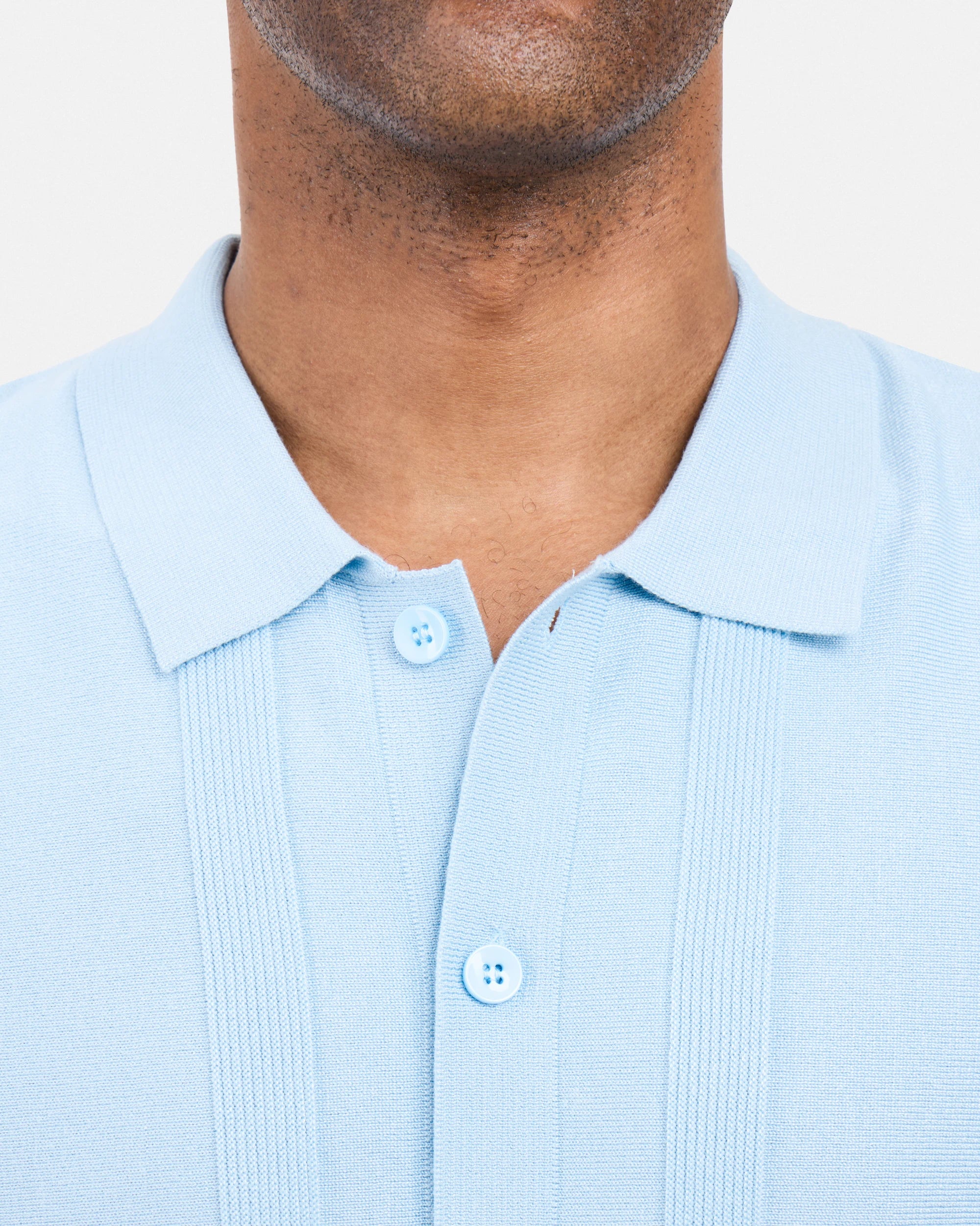 #SMW-33135 Classic Ribbed Texture Sweater Polo-thumbmail-64