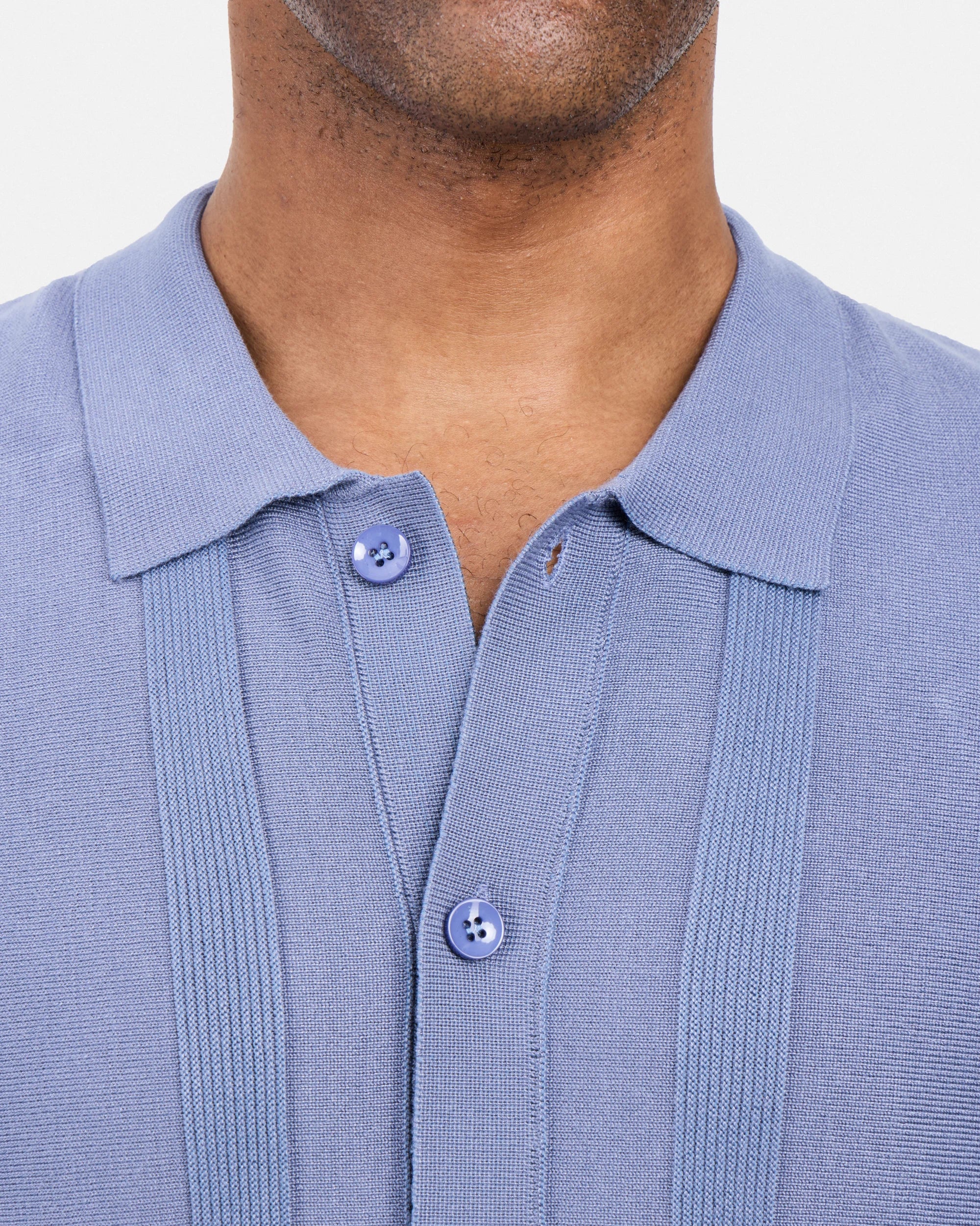 #SMW-33135 Classic Ribbed Texture Sweater Polo-thumbmail-72