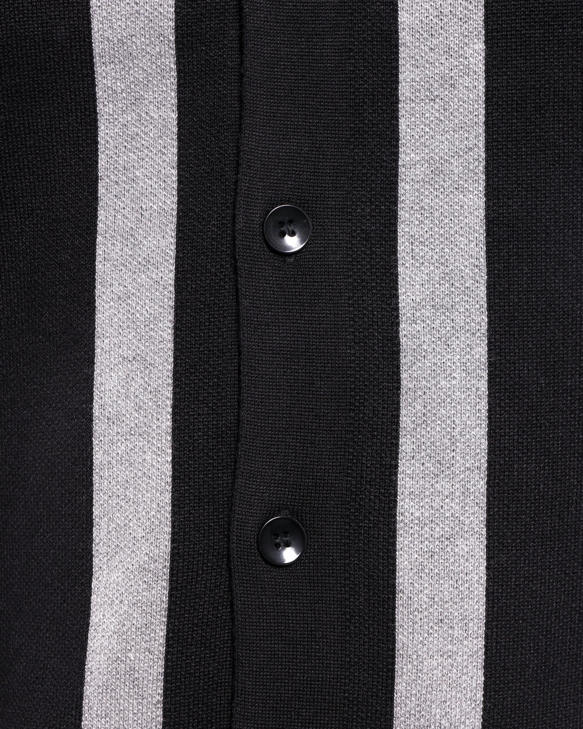 #SMW-33141 Jacquard Short Sleeve Sweater Shirt-thumbmail-7