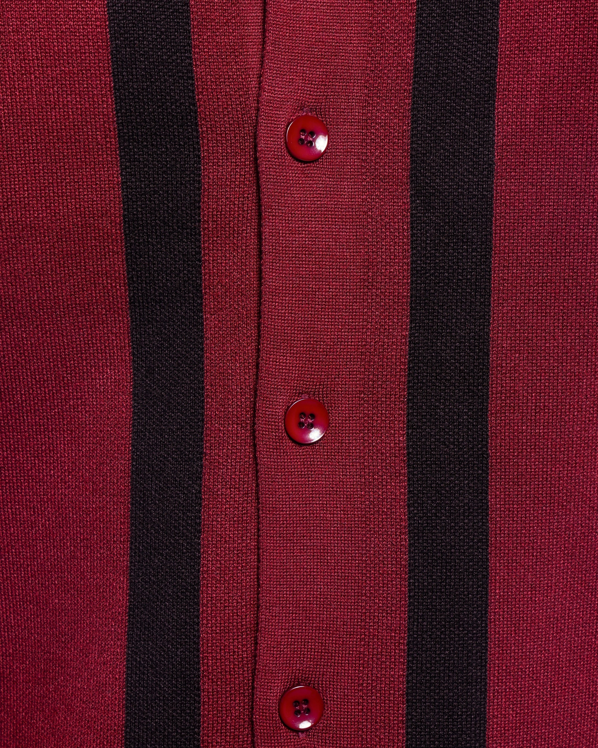 #SMW-33141 Jacquard Short Sleeve Sweater Shirt-thumbmail-26
