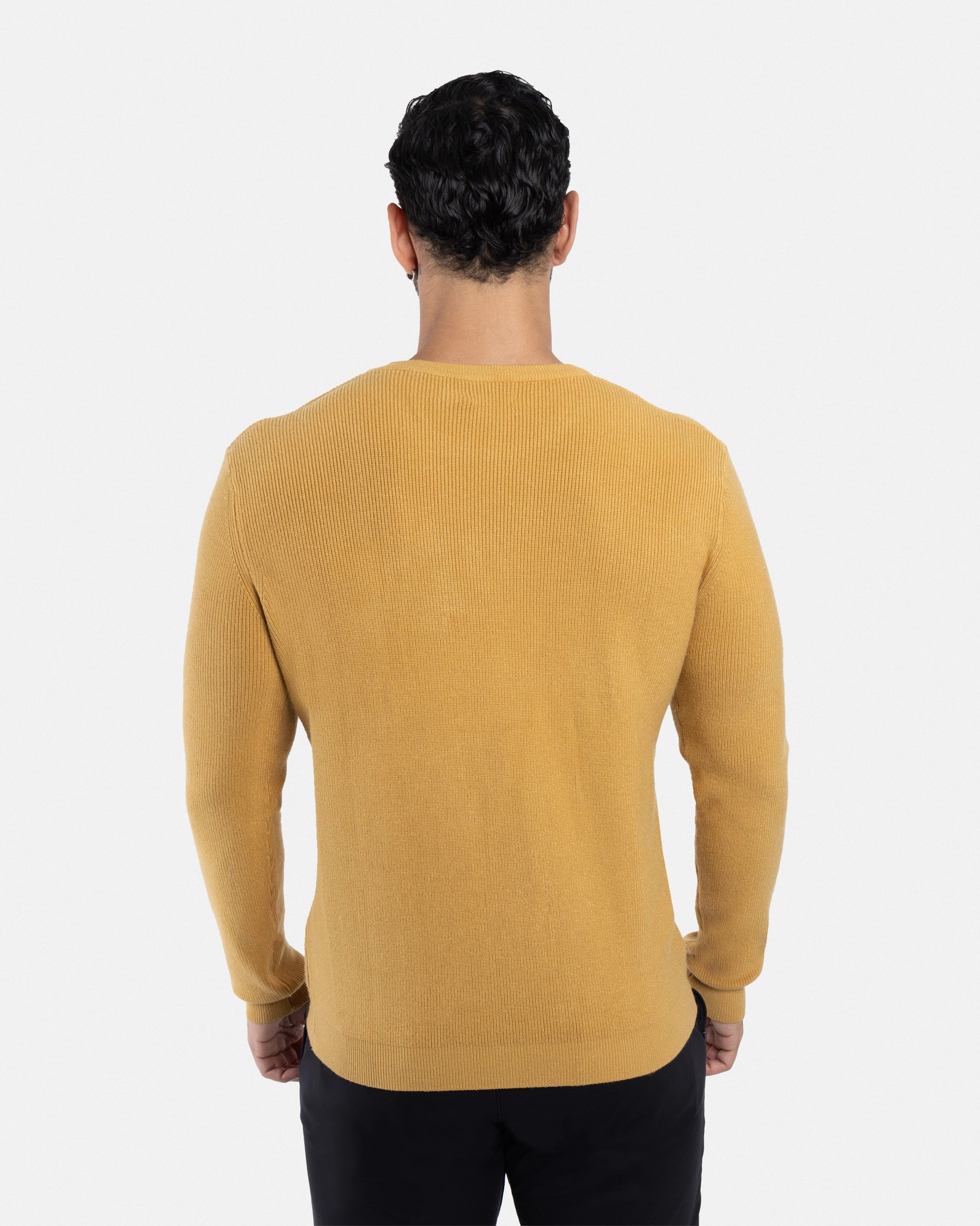 #SMW-34010 Ribbed Crew Neck Sweater-thumbmail-10