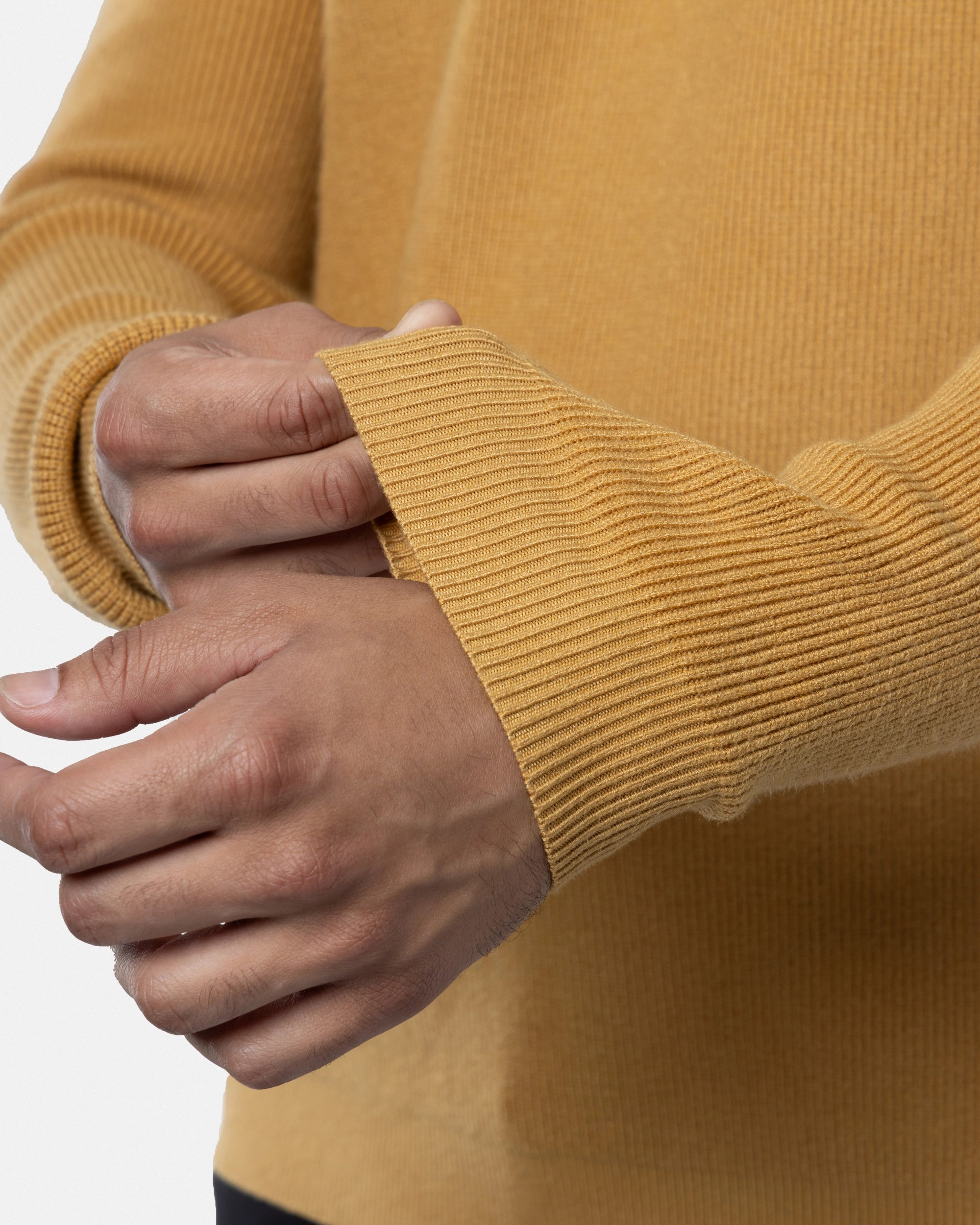 #SMW-34010 Ribbed Crew Neck Sweater-thumbmail-15