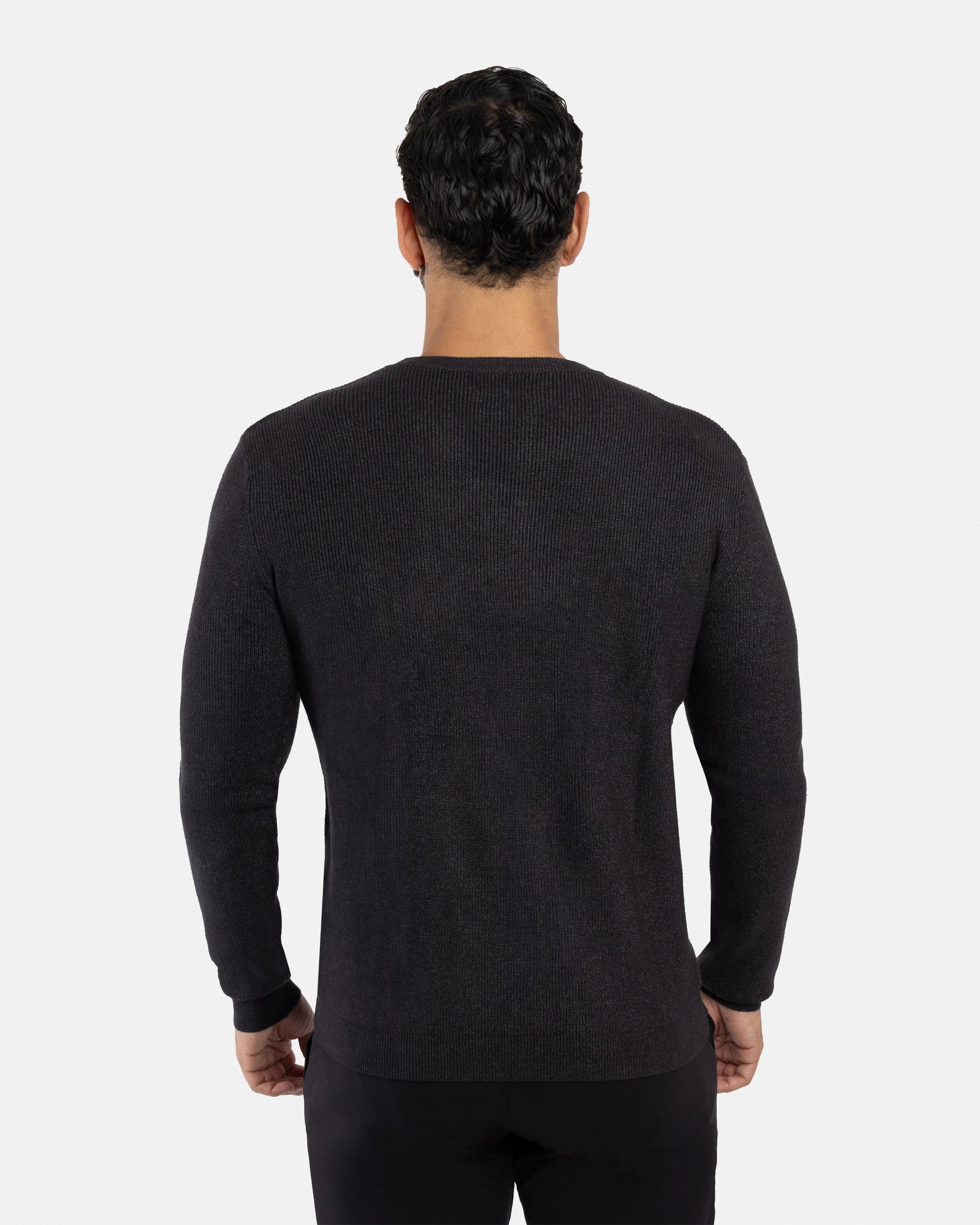 #SMW-34010 Ribbed Crew Neck Sweater-thumbmail-18